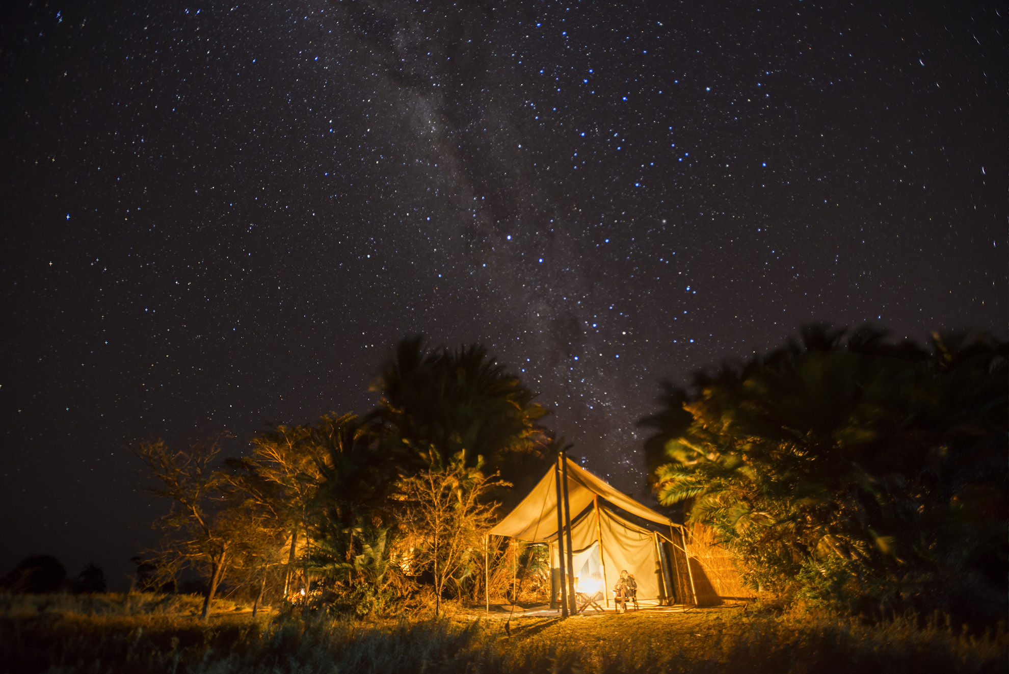 Stars over the Plains Camp tents