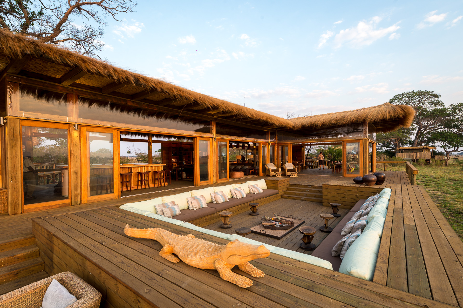 Shumba deck with sunken lounge