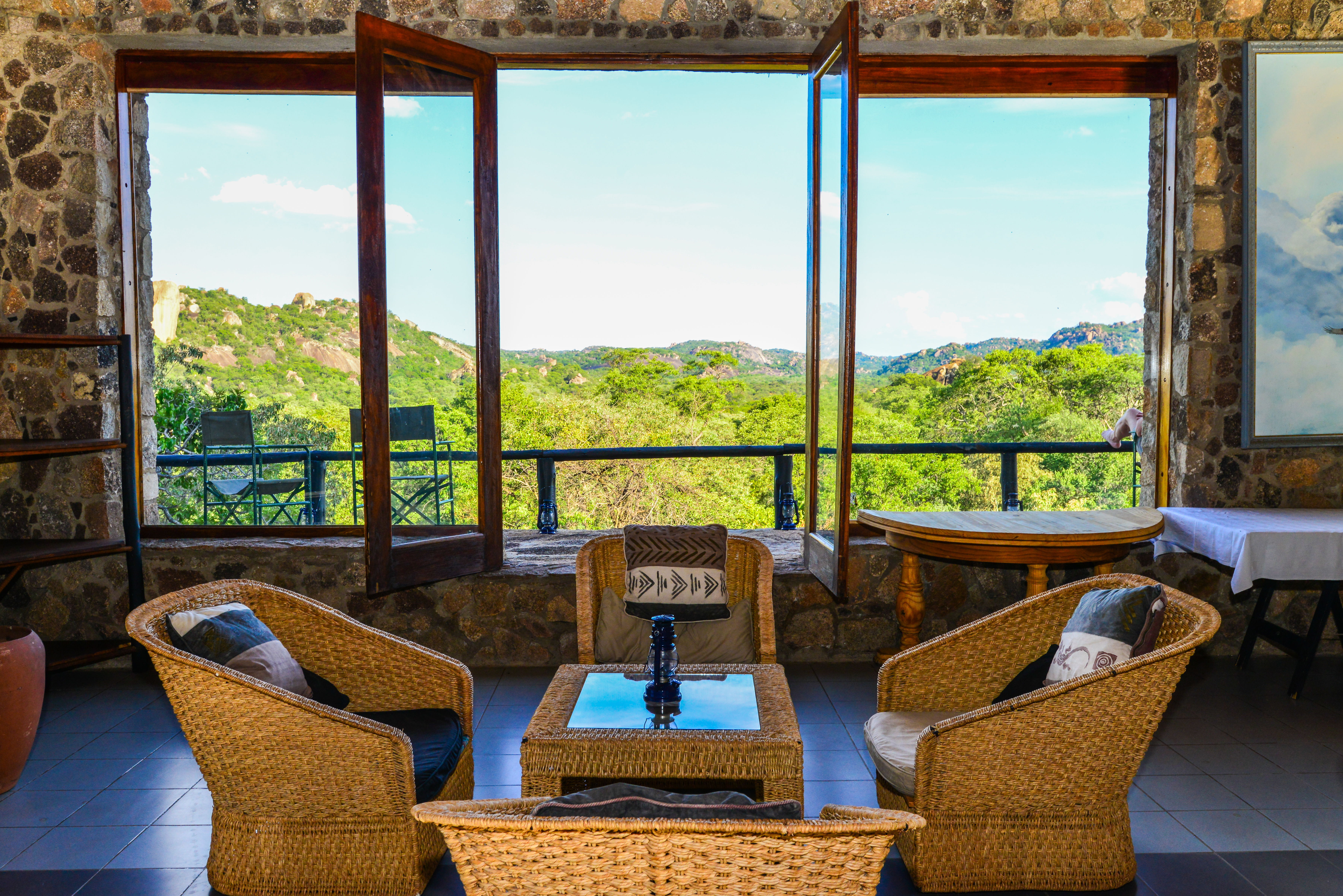 Enjoy and relax while taking in the views.