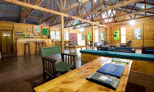 All chimpanzee treks start at the Visitor Centre