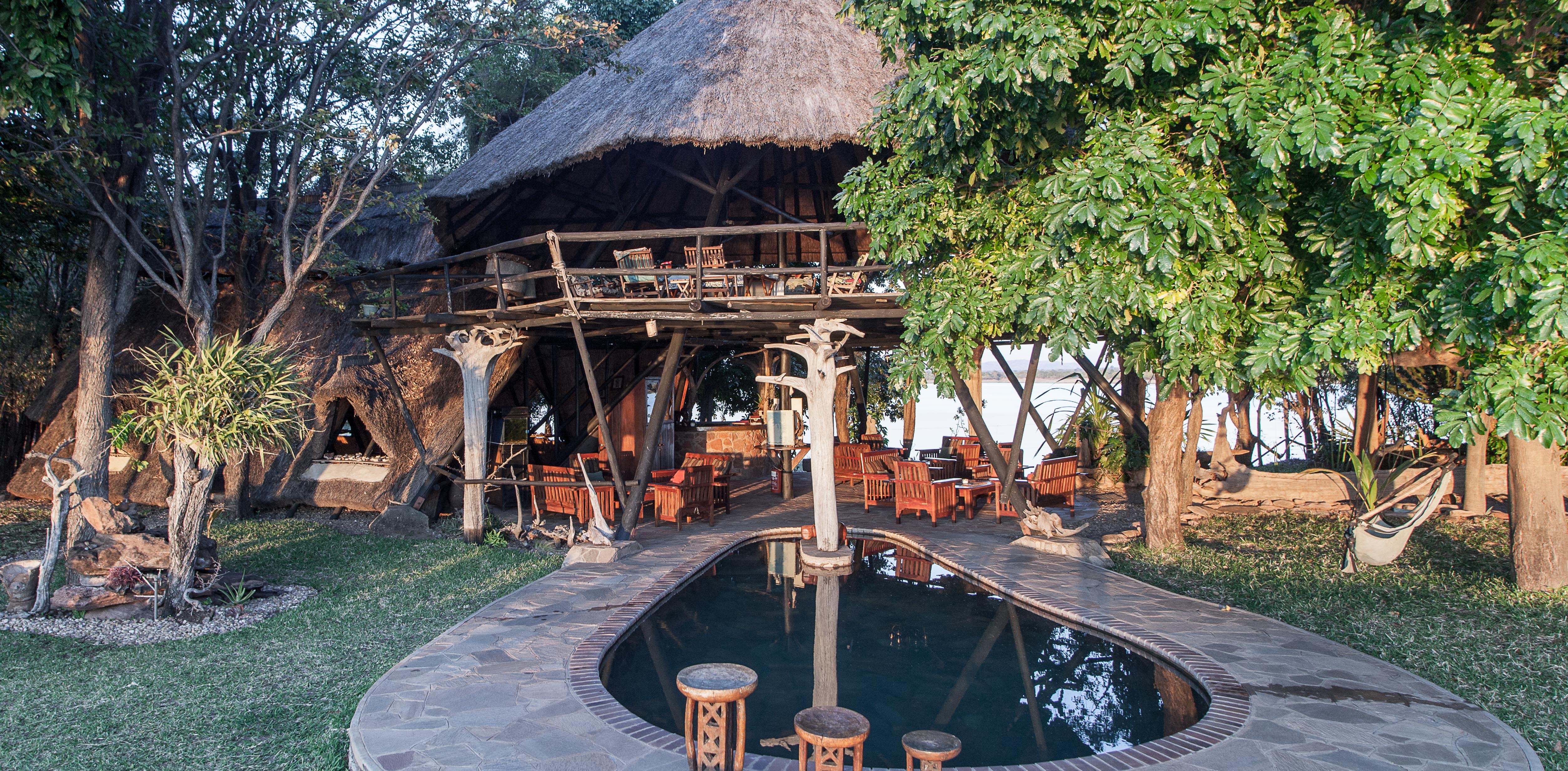 The Musango main lodge area is a double storey camp where guests can relax and view both the rising and setting sun.