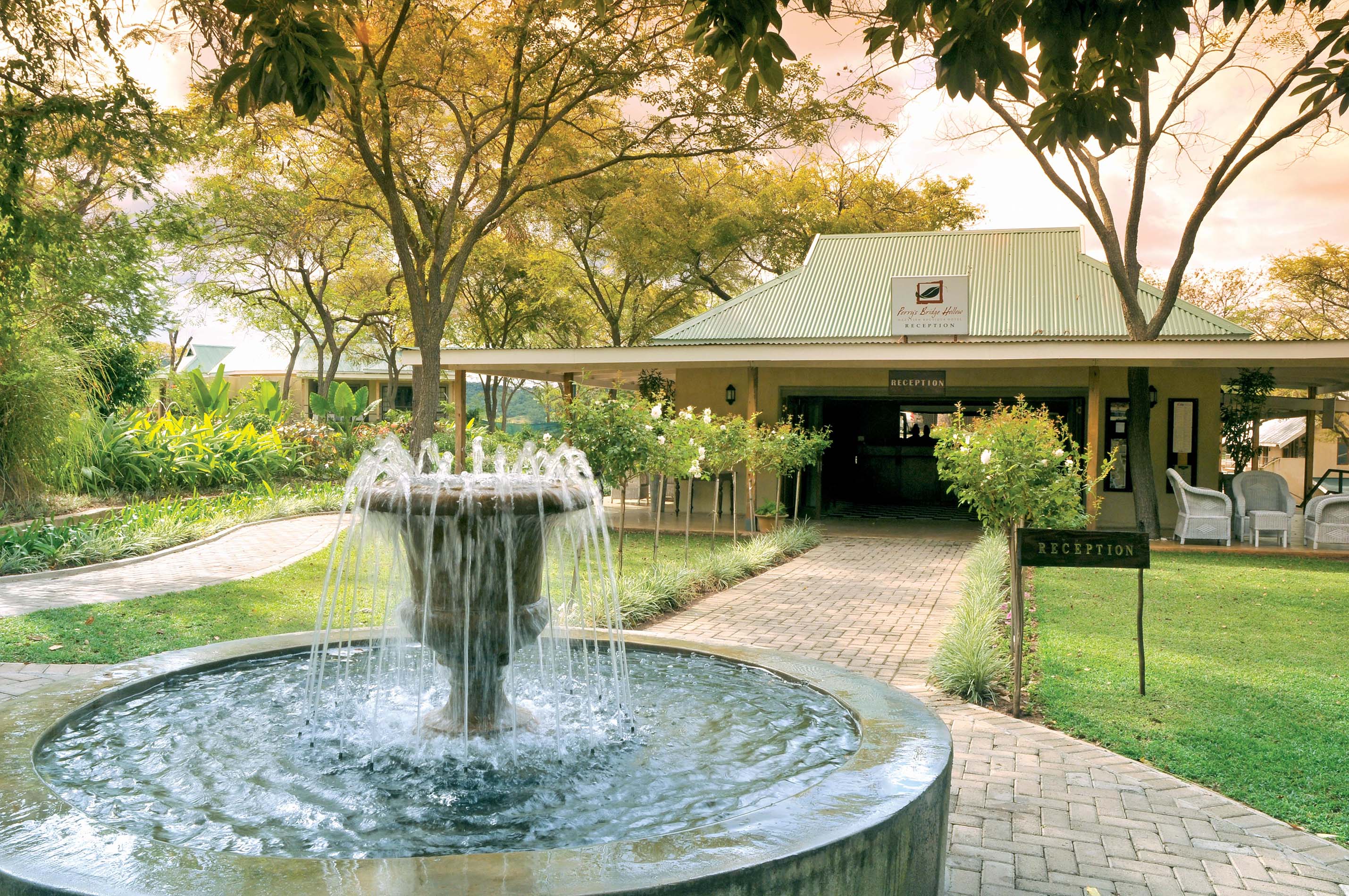 Stunning gardens at Perry's Bridge