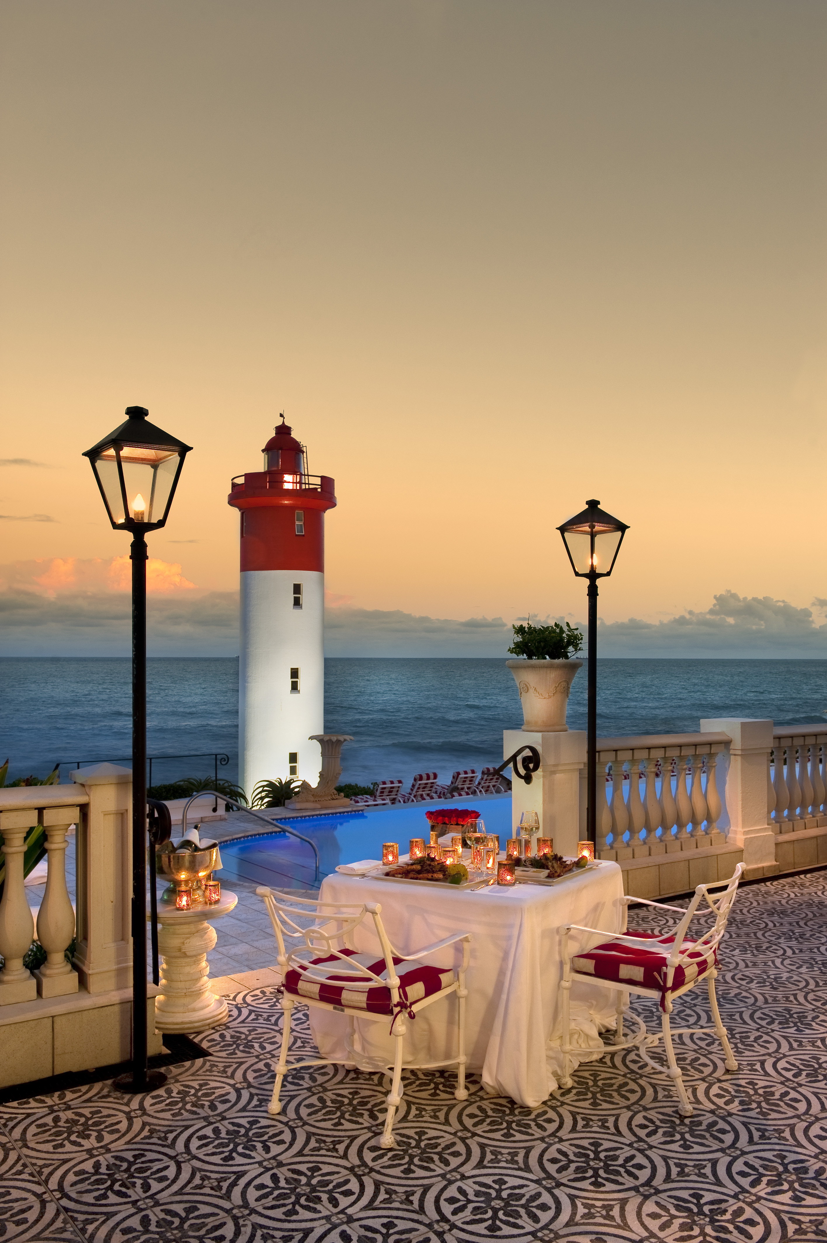 Romantic Dining on the Ocean Tereace