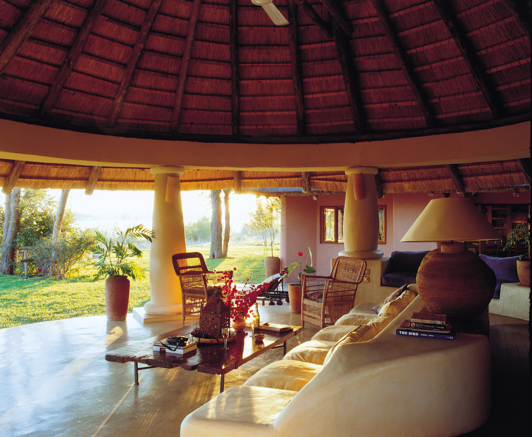 Enjoy expansive, exclusive views of the Zambezi River