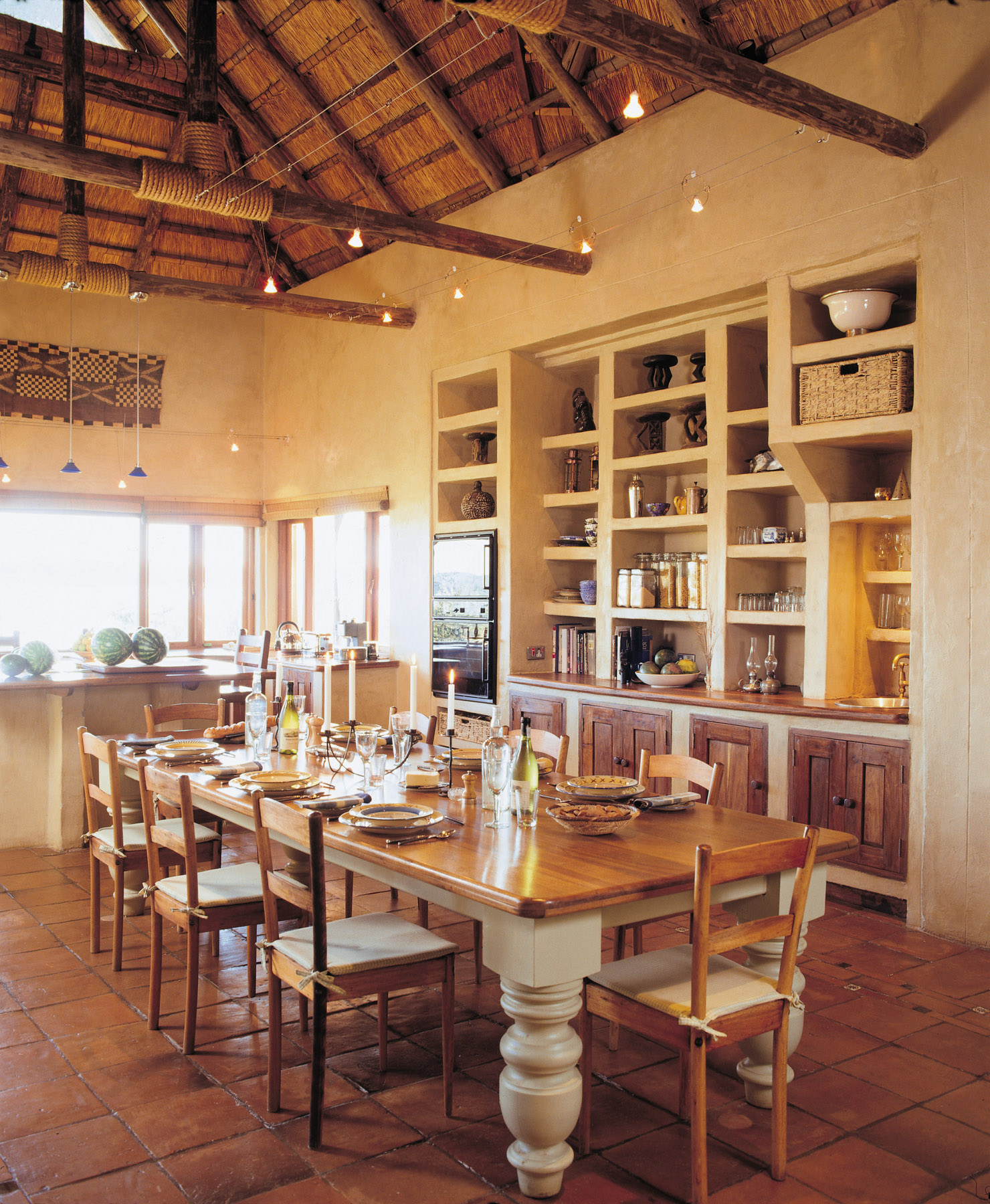 A private chef and waiters at your beck and call