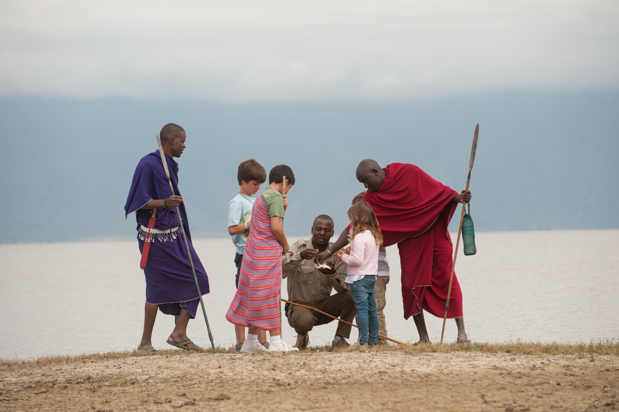 Walk in the Manyara shores