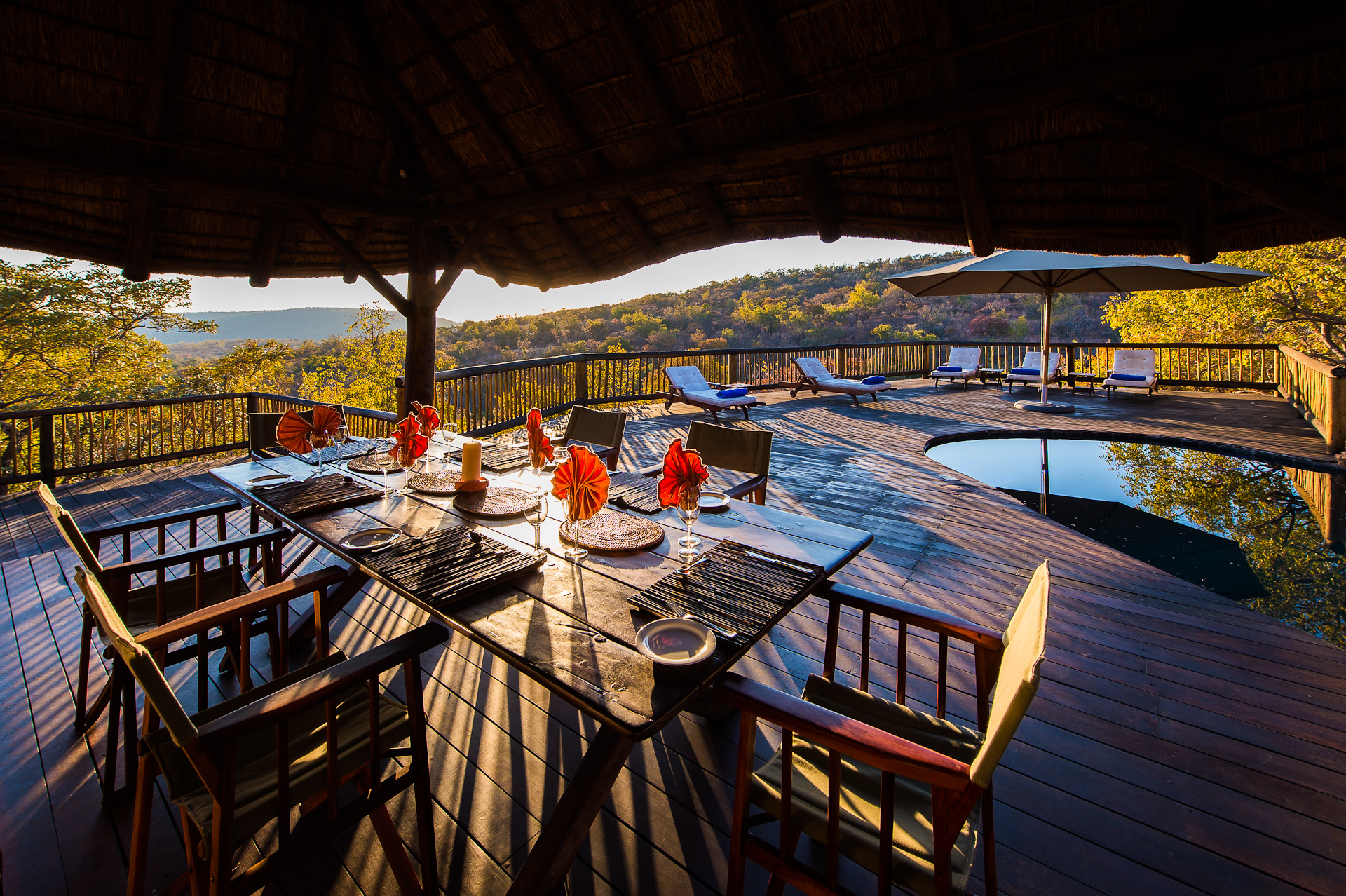 Lunch on the main deck