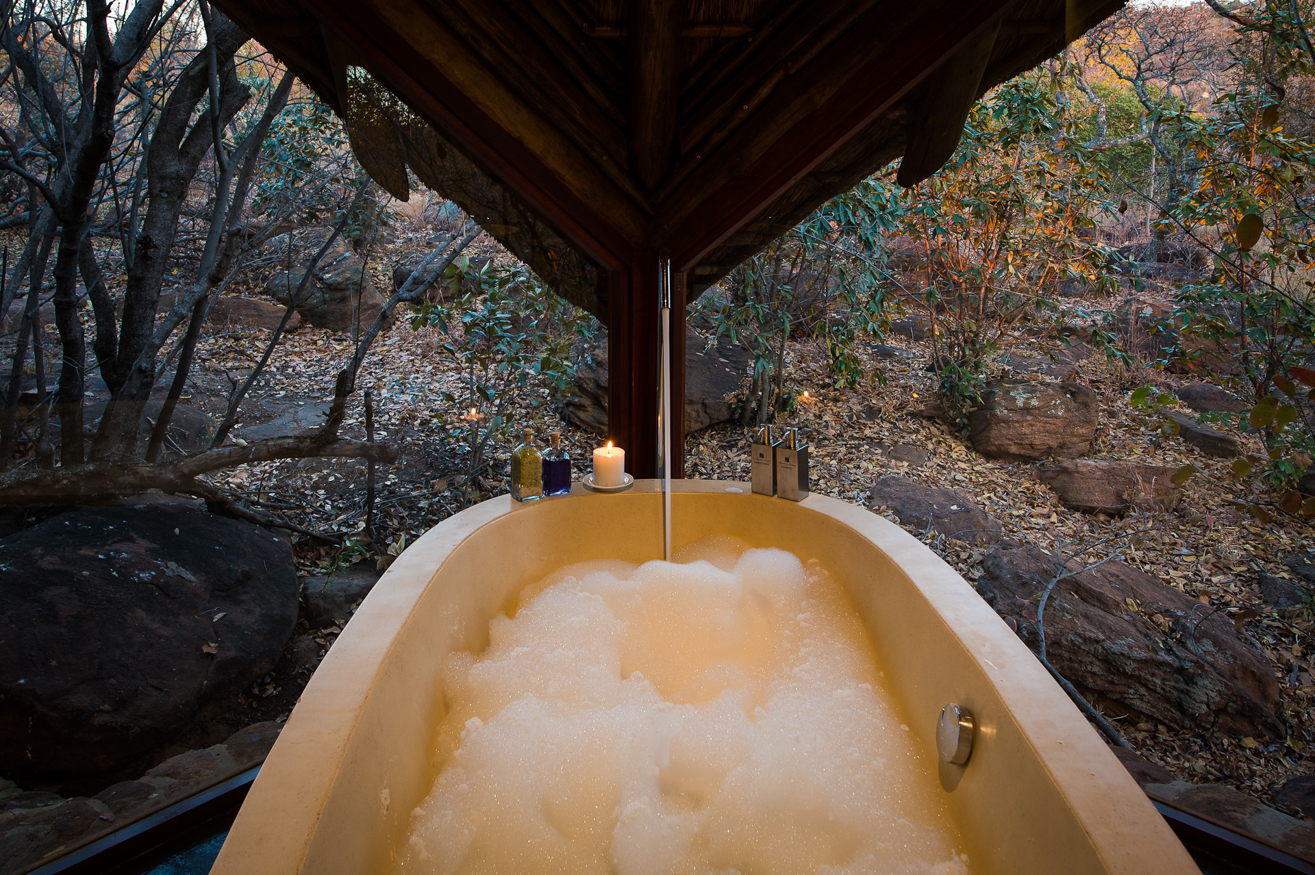 Honeymoon suite bathroom
