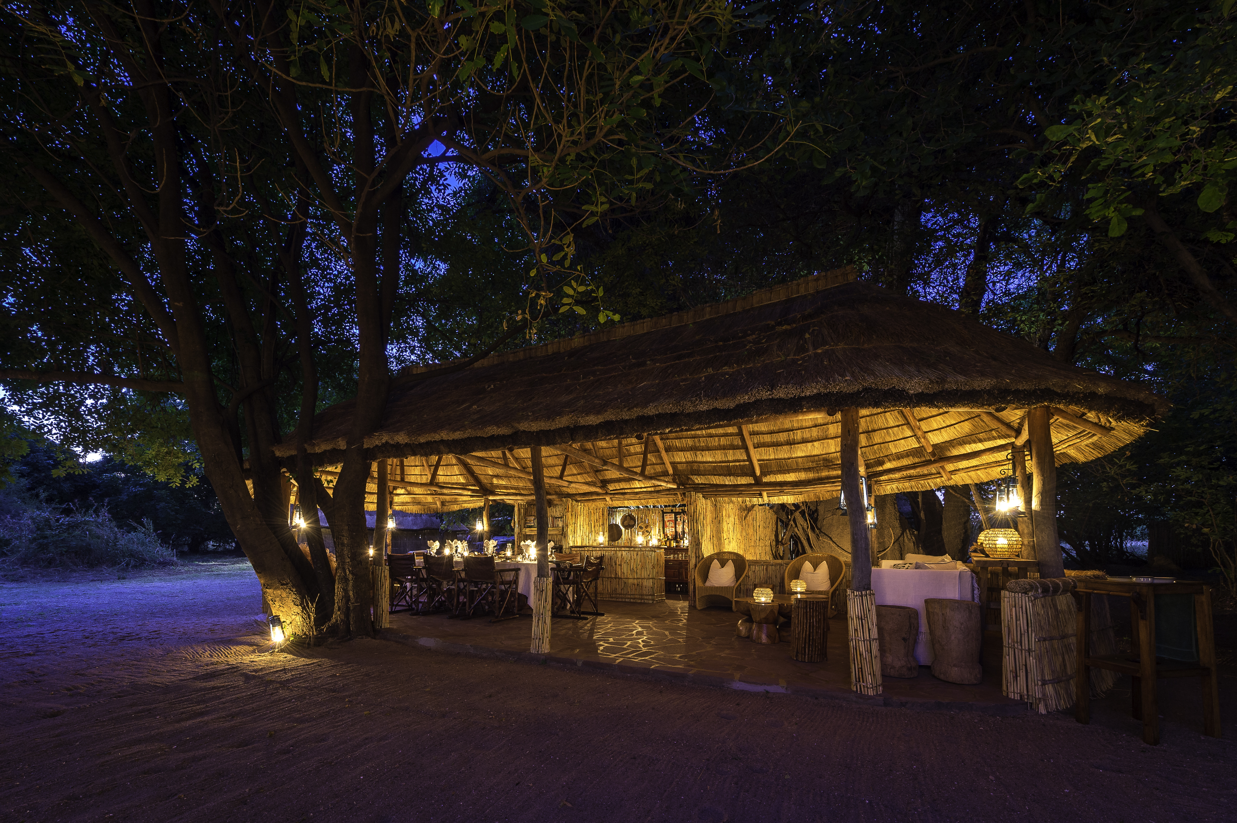 Outdoor seating area