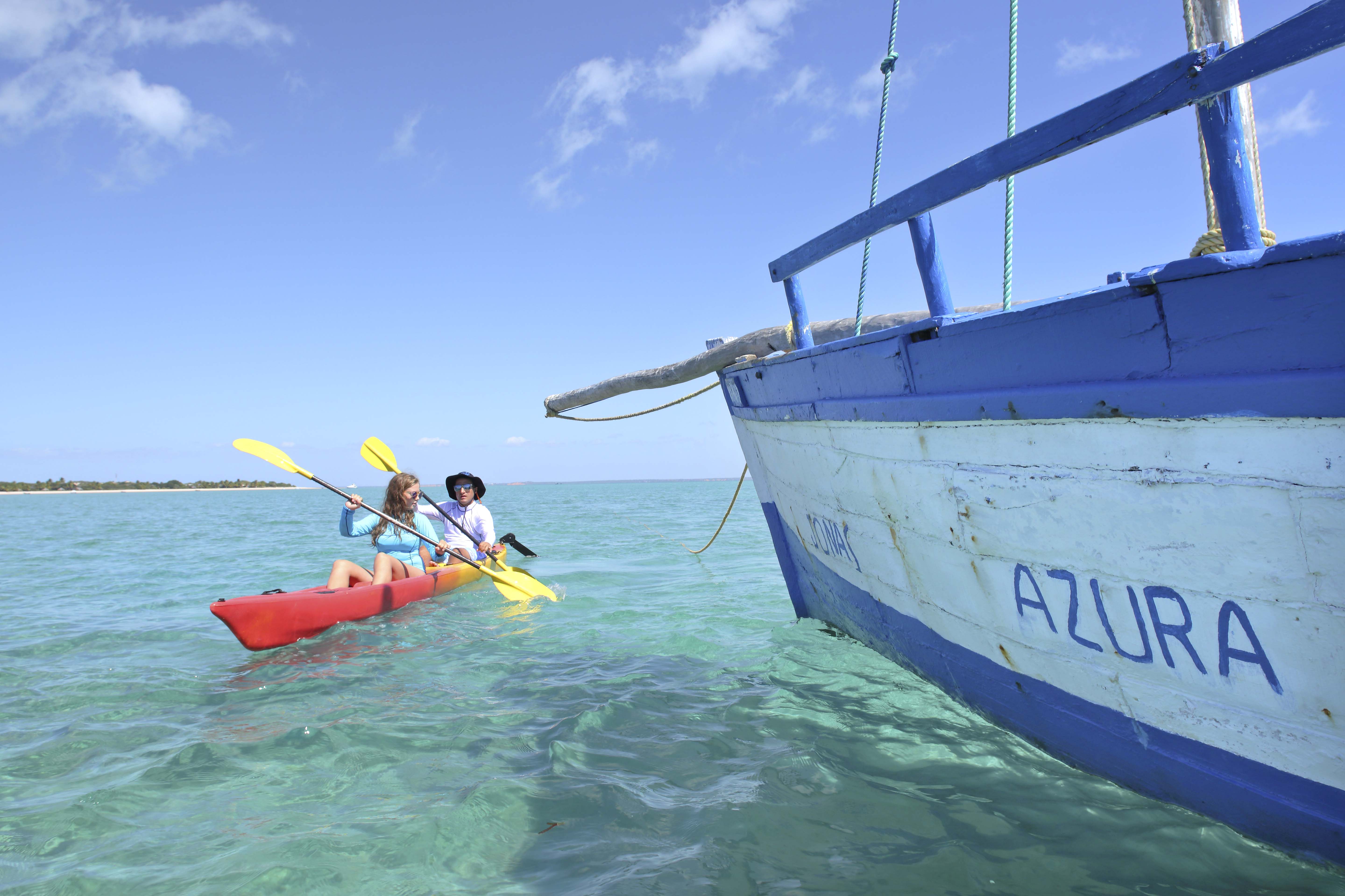 Explore the waters sorrounding the island by kayaks