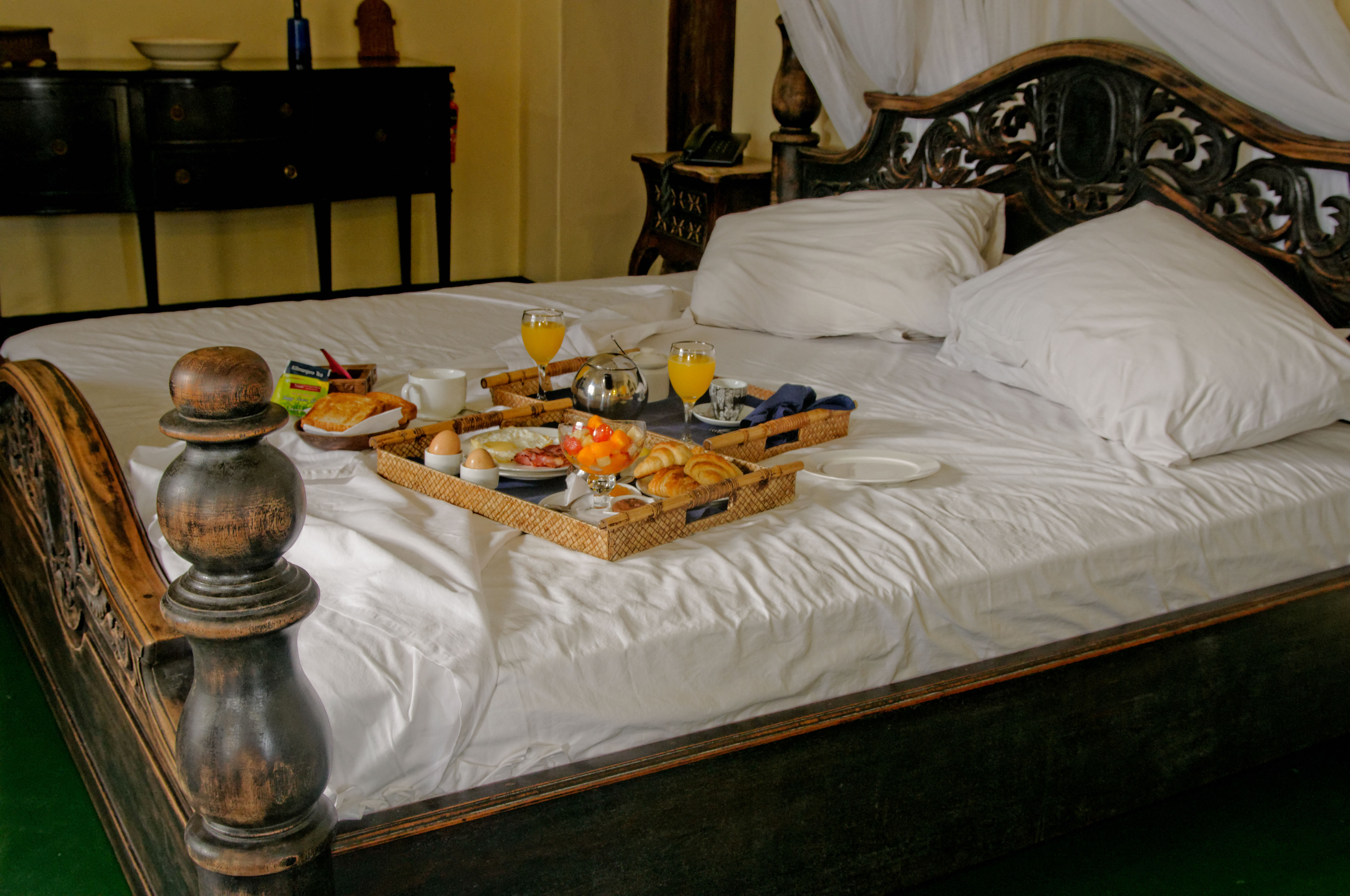 Enjoy the breakfast on your room