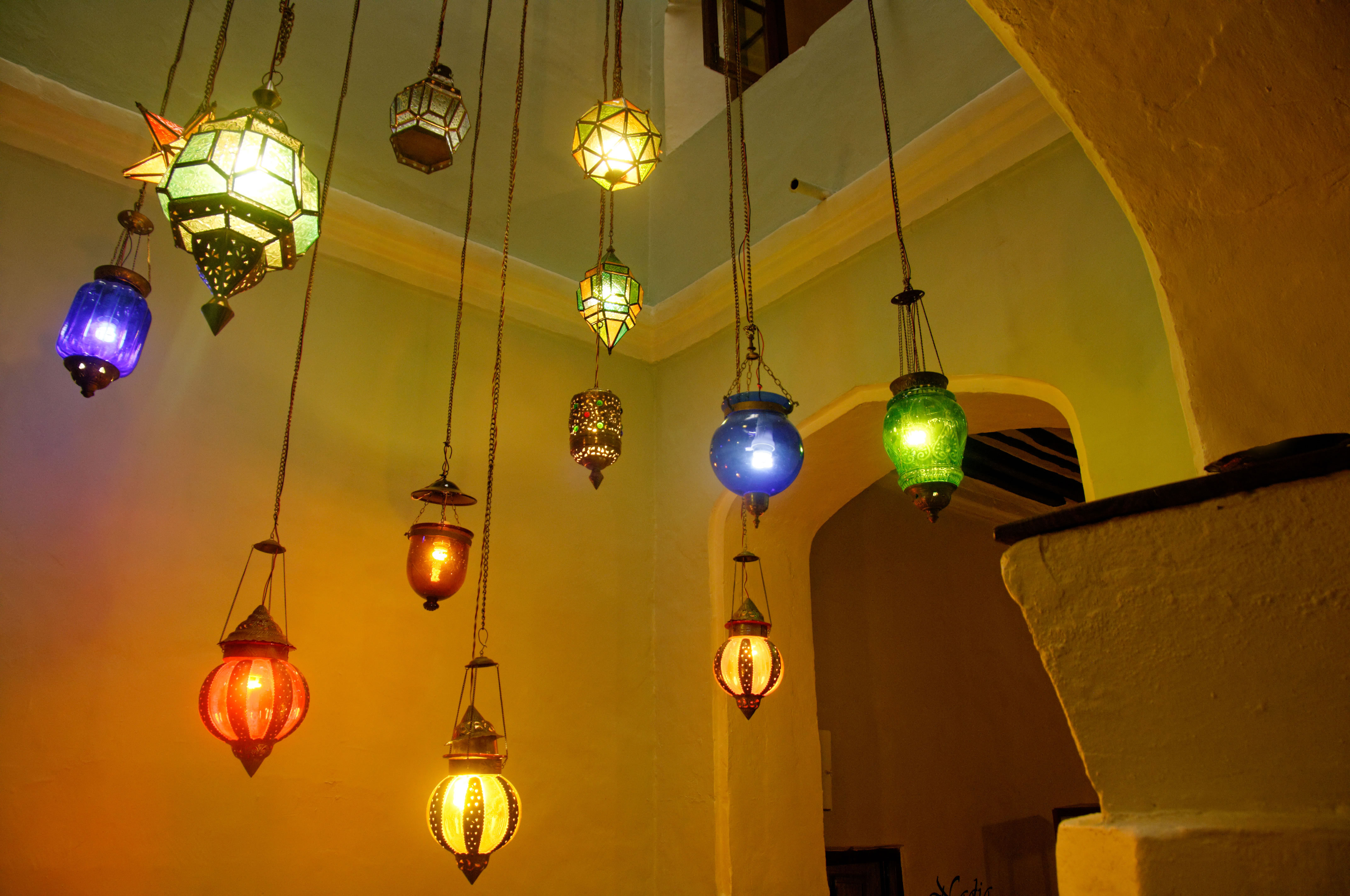 Beautiful lights in our atrium space