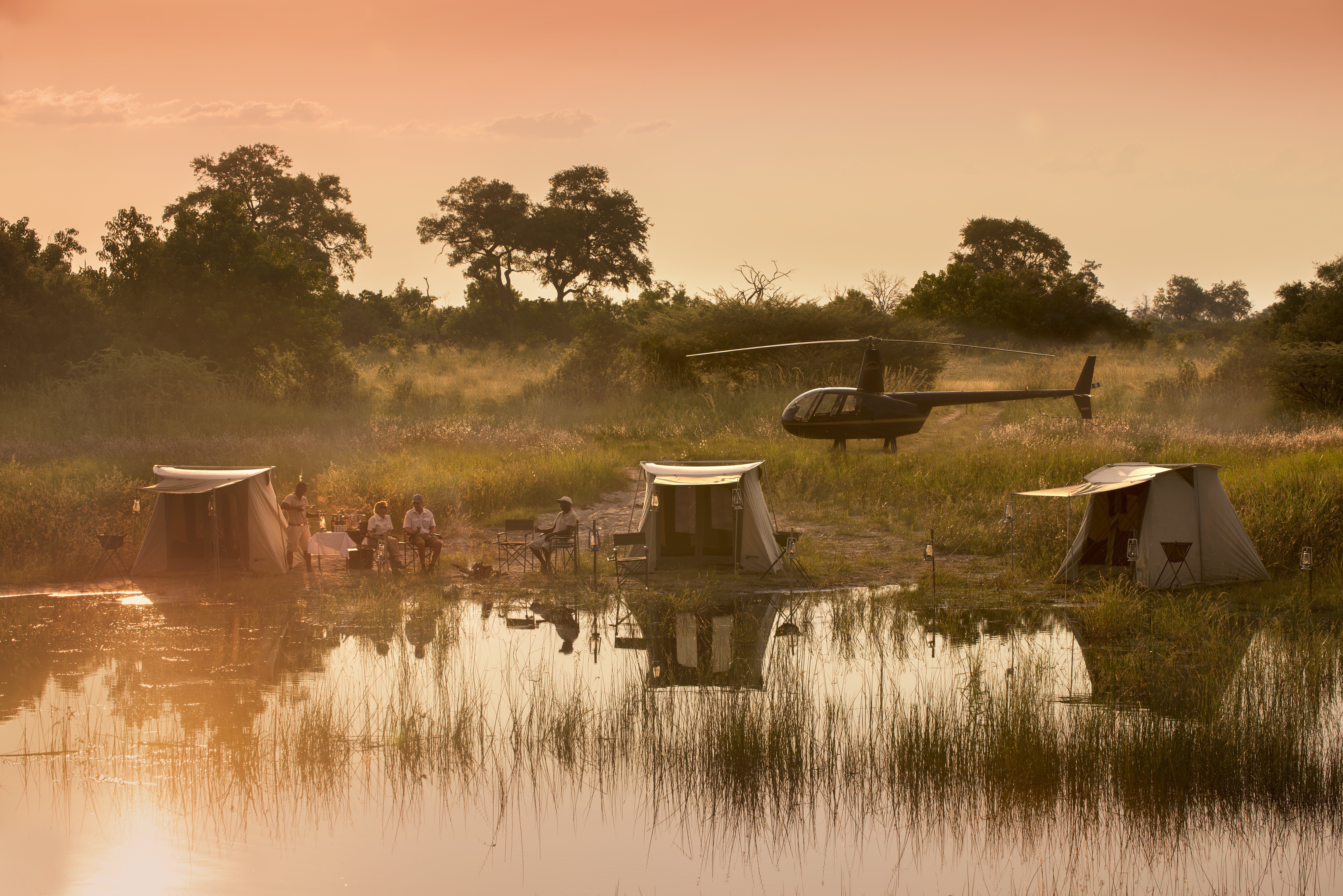 In Camp on the Adventure Trail