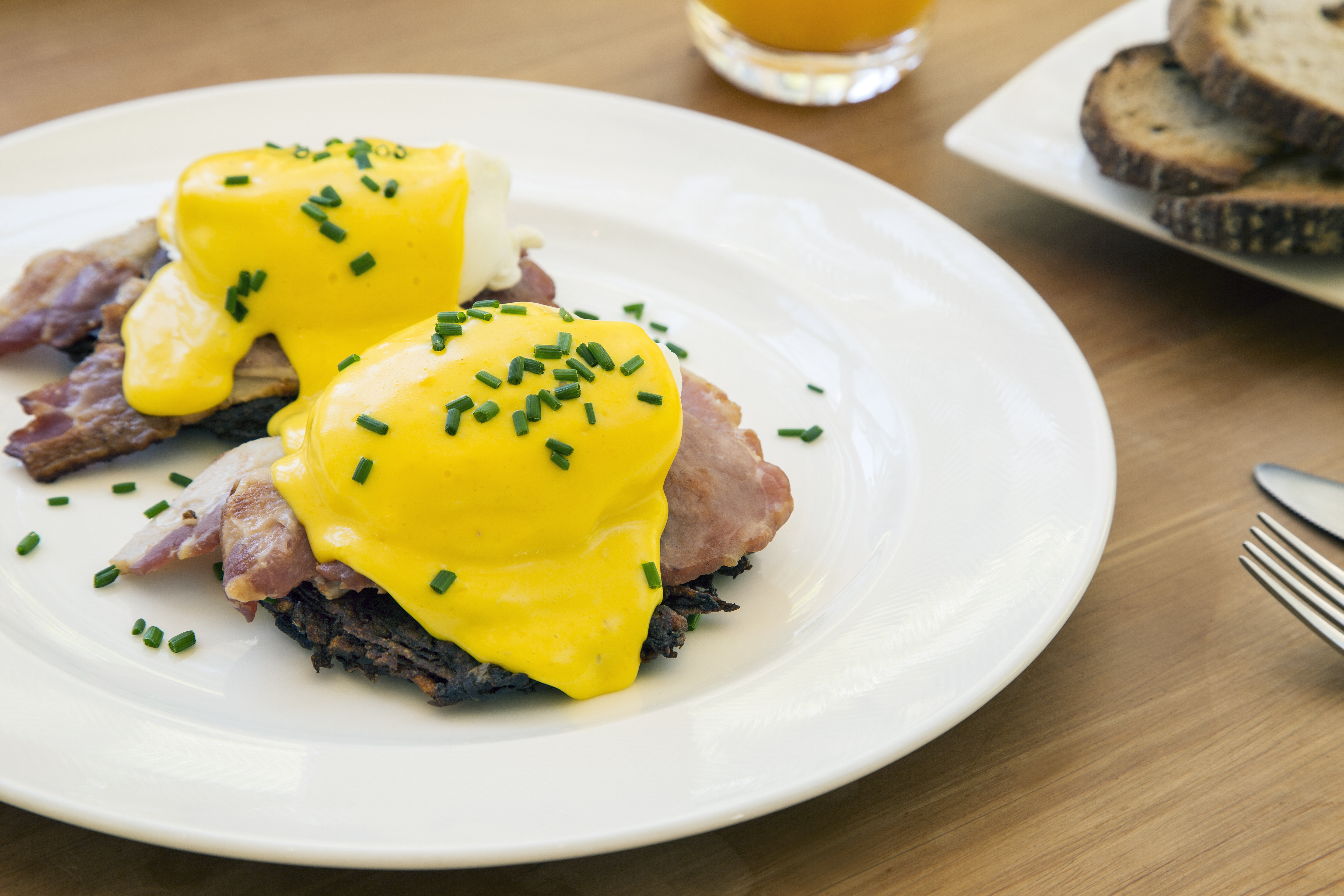 Served with Homemade Latke & Hollandaise