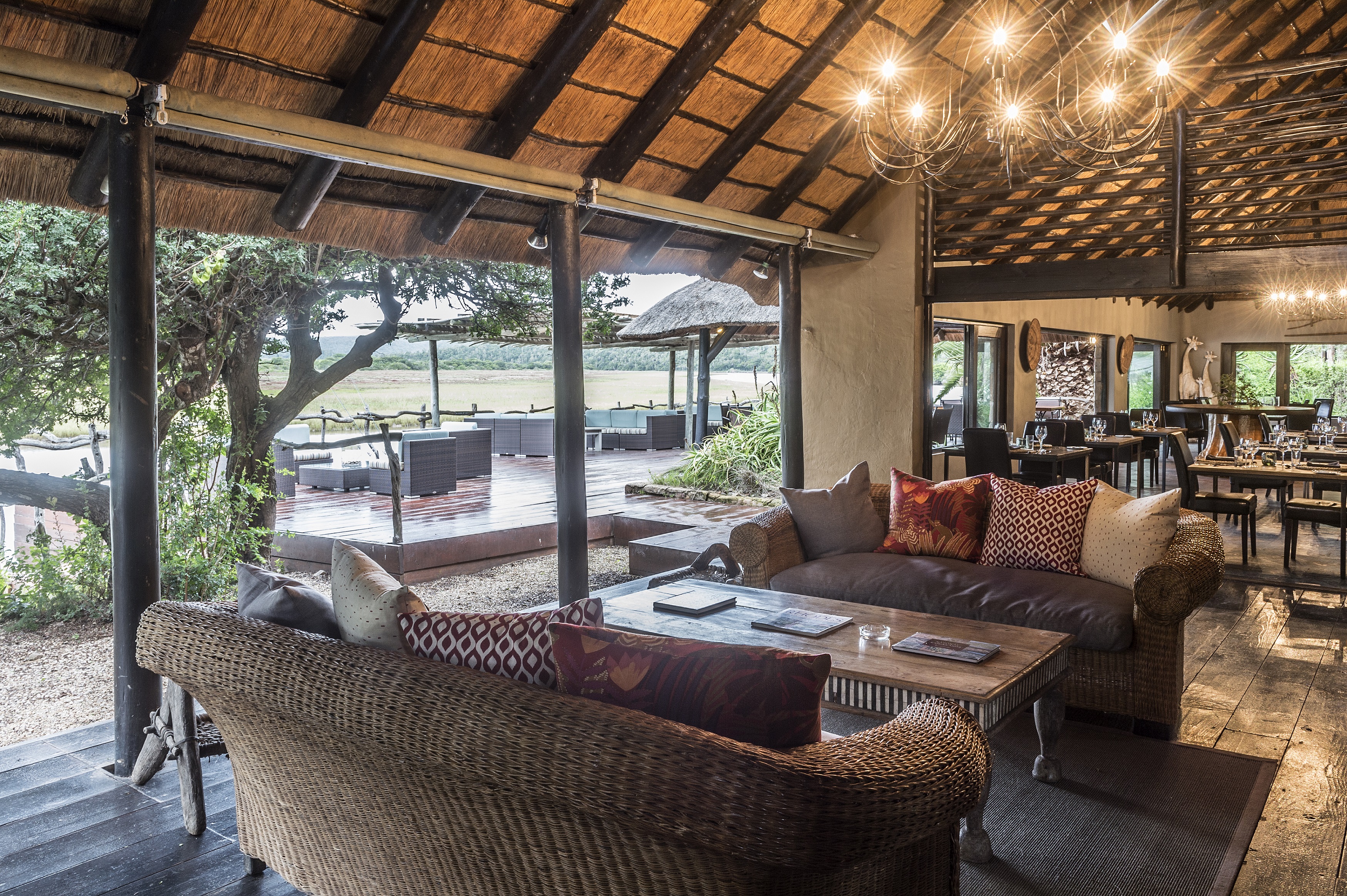 Lounge and dining area