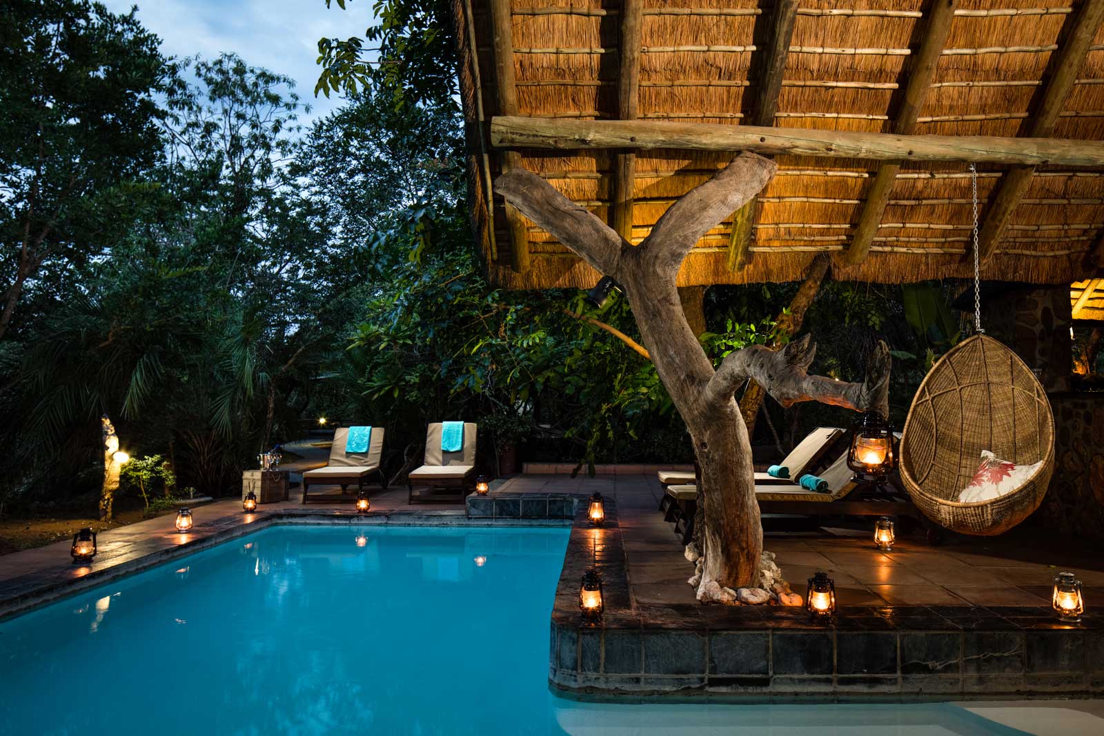 River Lodge pool area