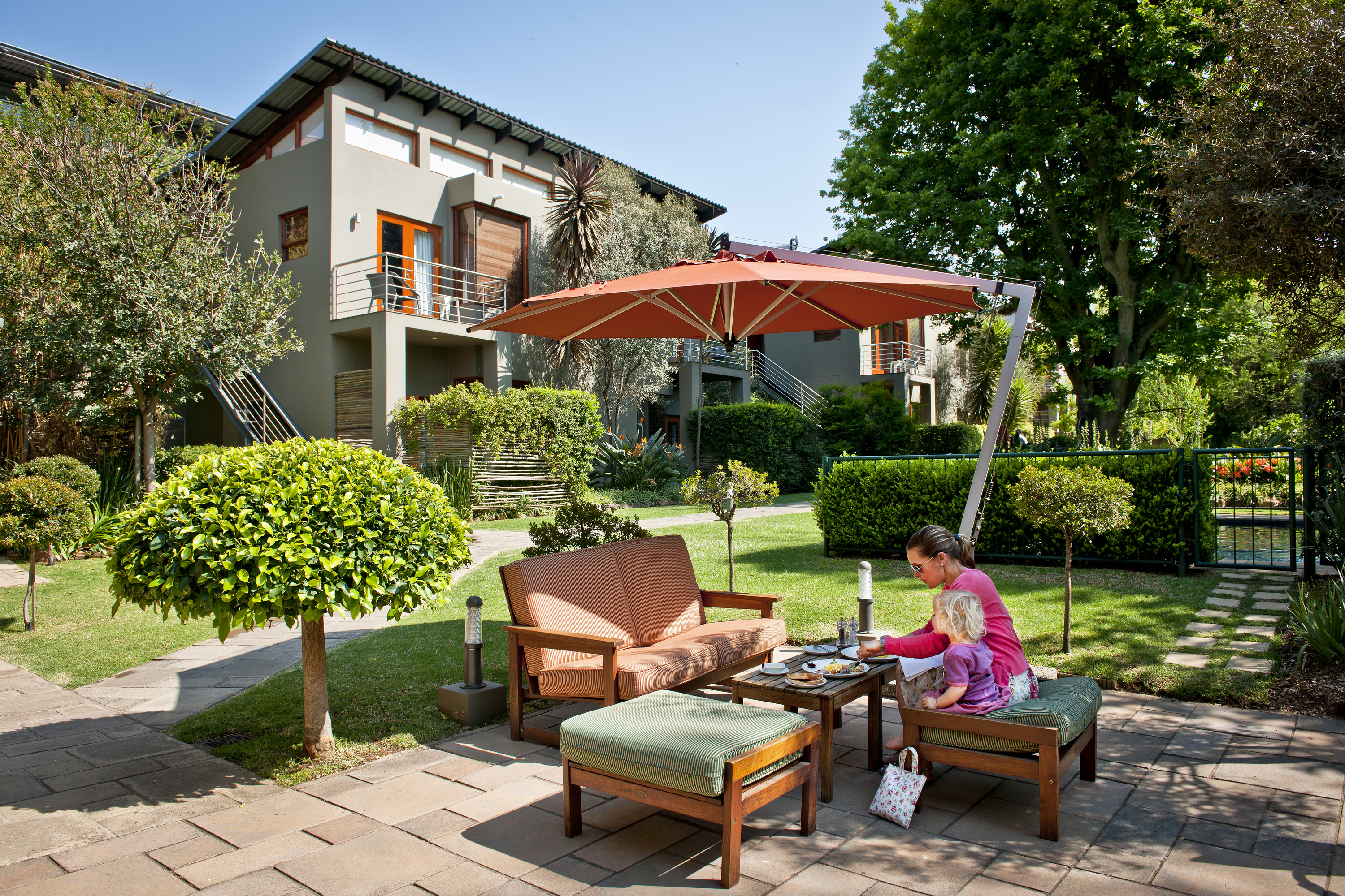 Relax and enjoy our lush and tranquil outdoor areas