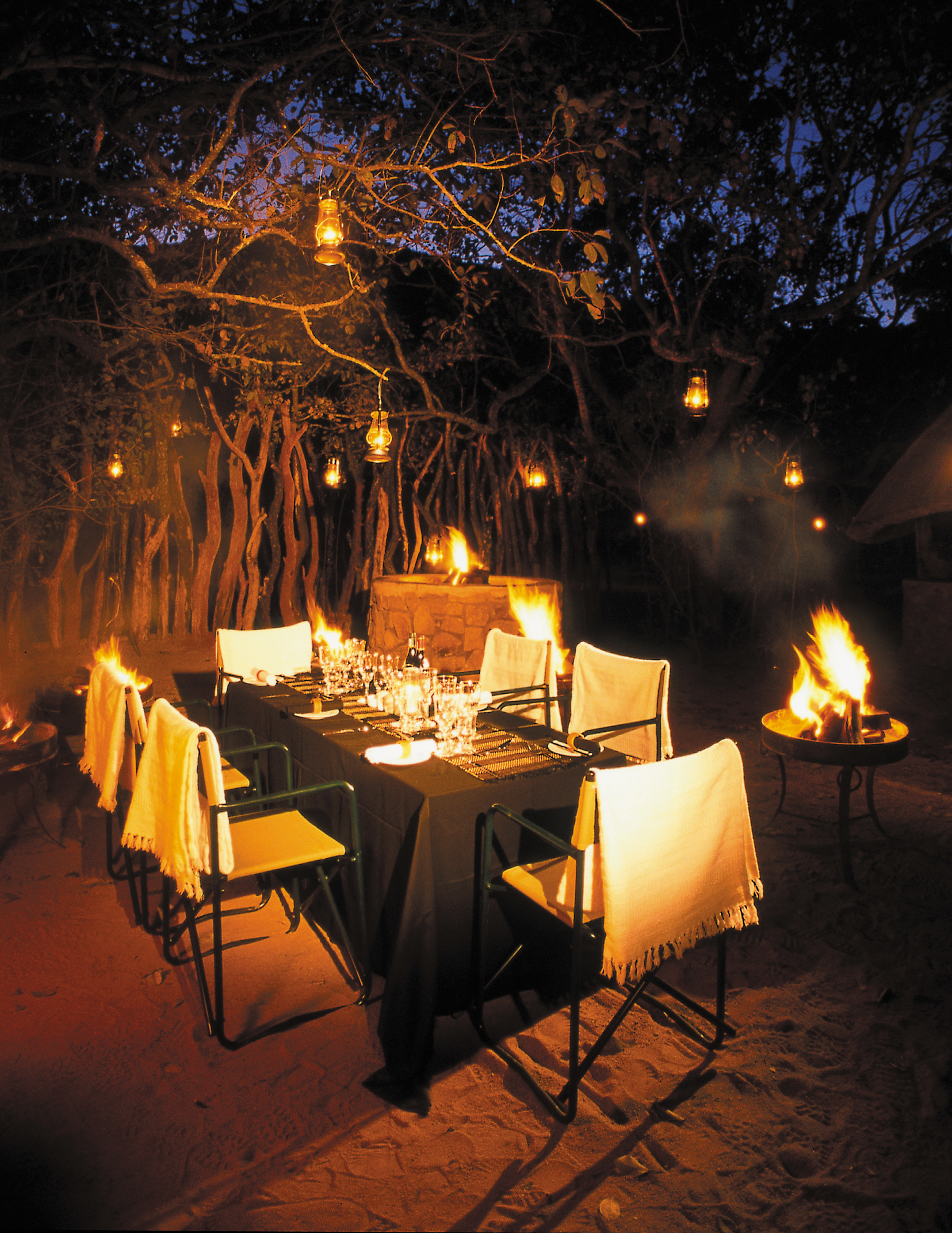 Dining at the Boma
