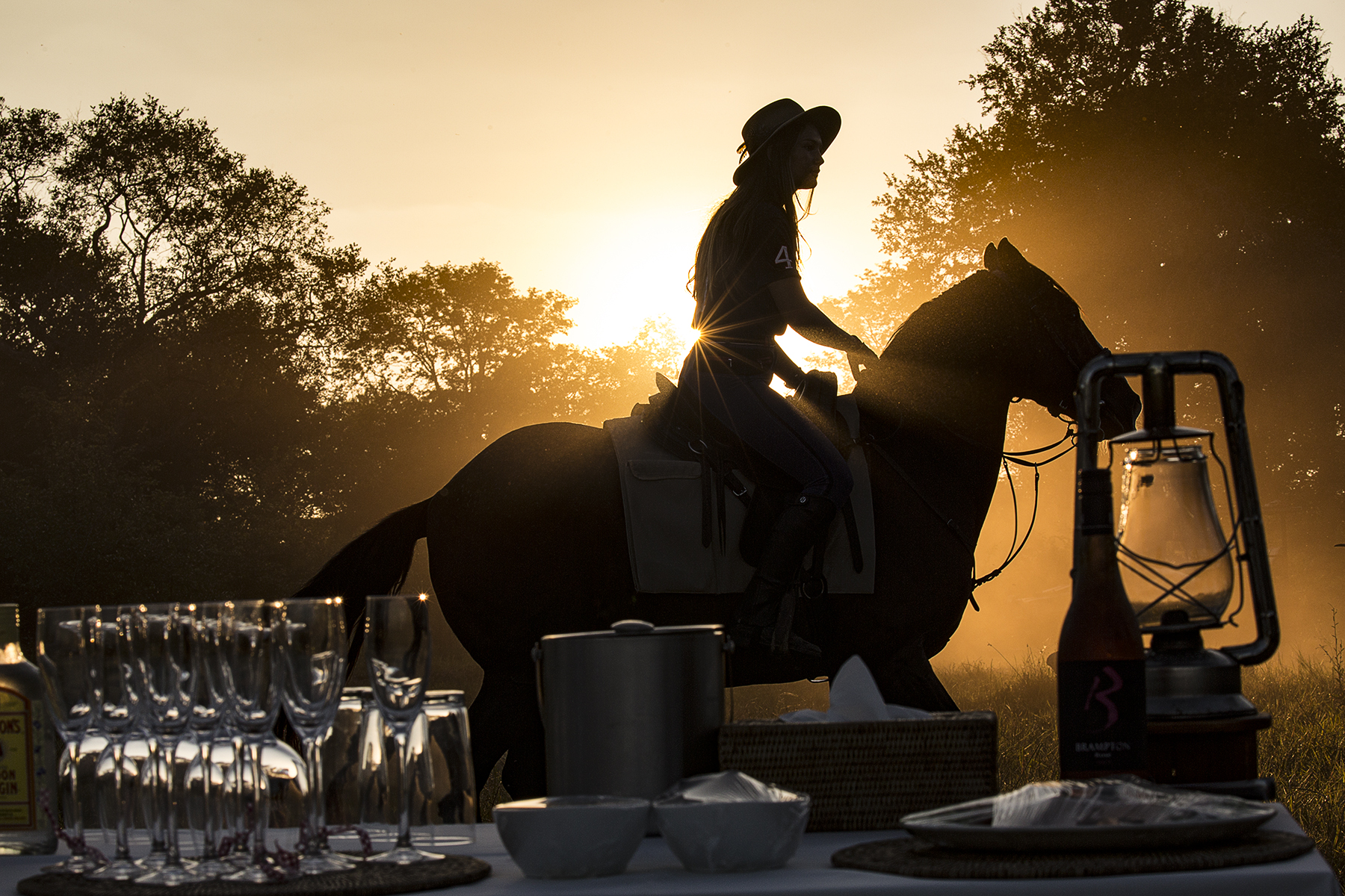 Horse riding safaris and sundowners
