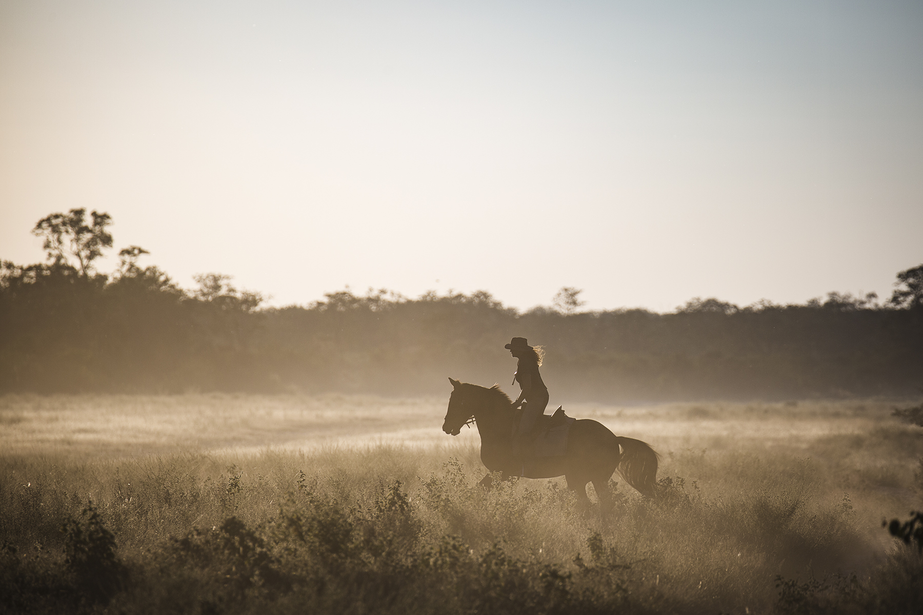 Horse riding in the Okavango Delta
