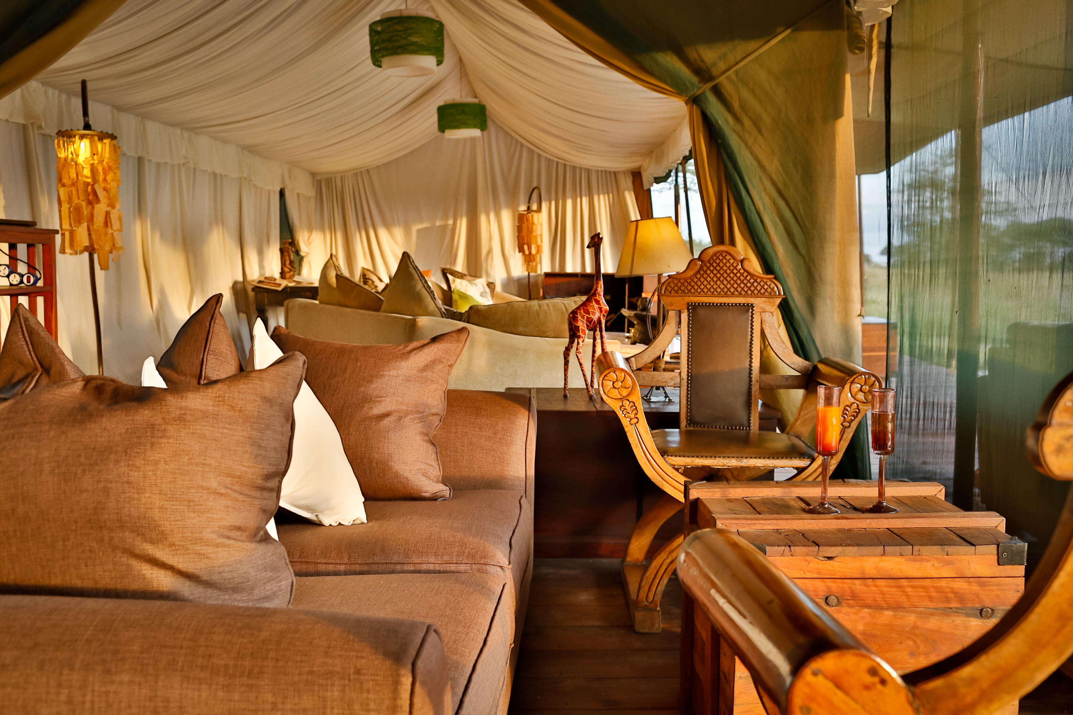 Several lounges affording plenty of space