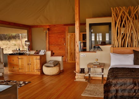 Large double ensuite tents