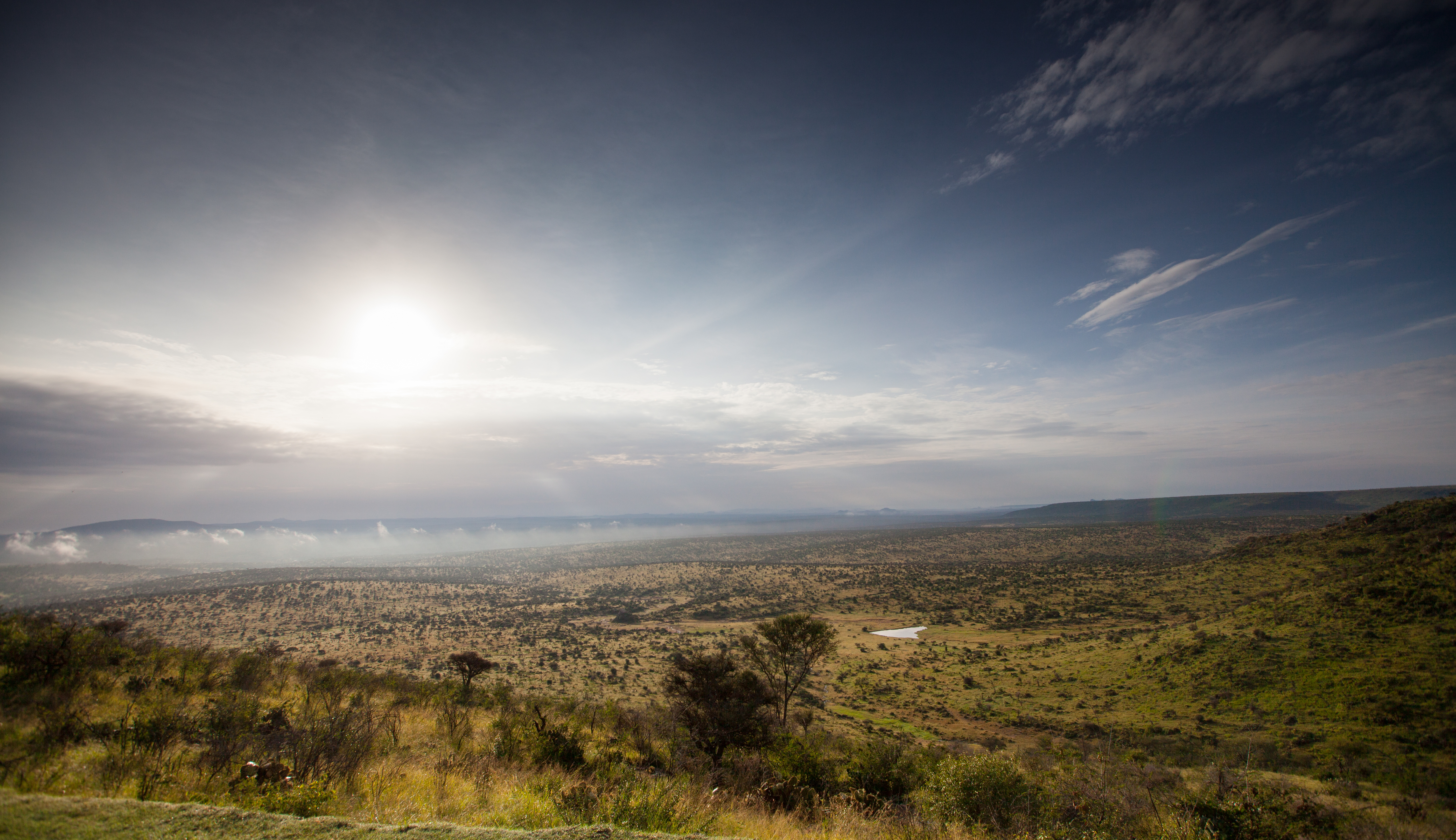 Expansive views across the Laikipia landscape