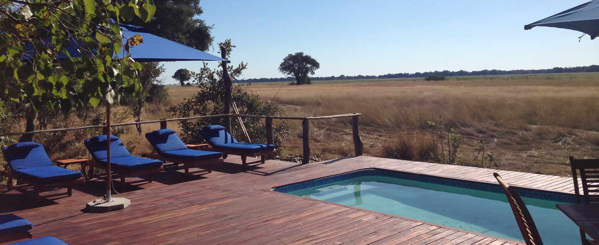 A wooden walk-way leads you out from the main deck to the swimming pool where you can relax on a sun lounger before the next activity. In the evenings the pool deck is a wonderful viewpoint for star gazing.
