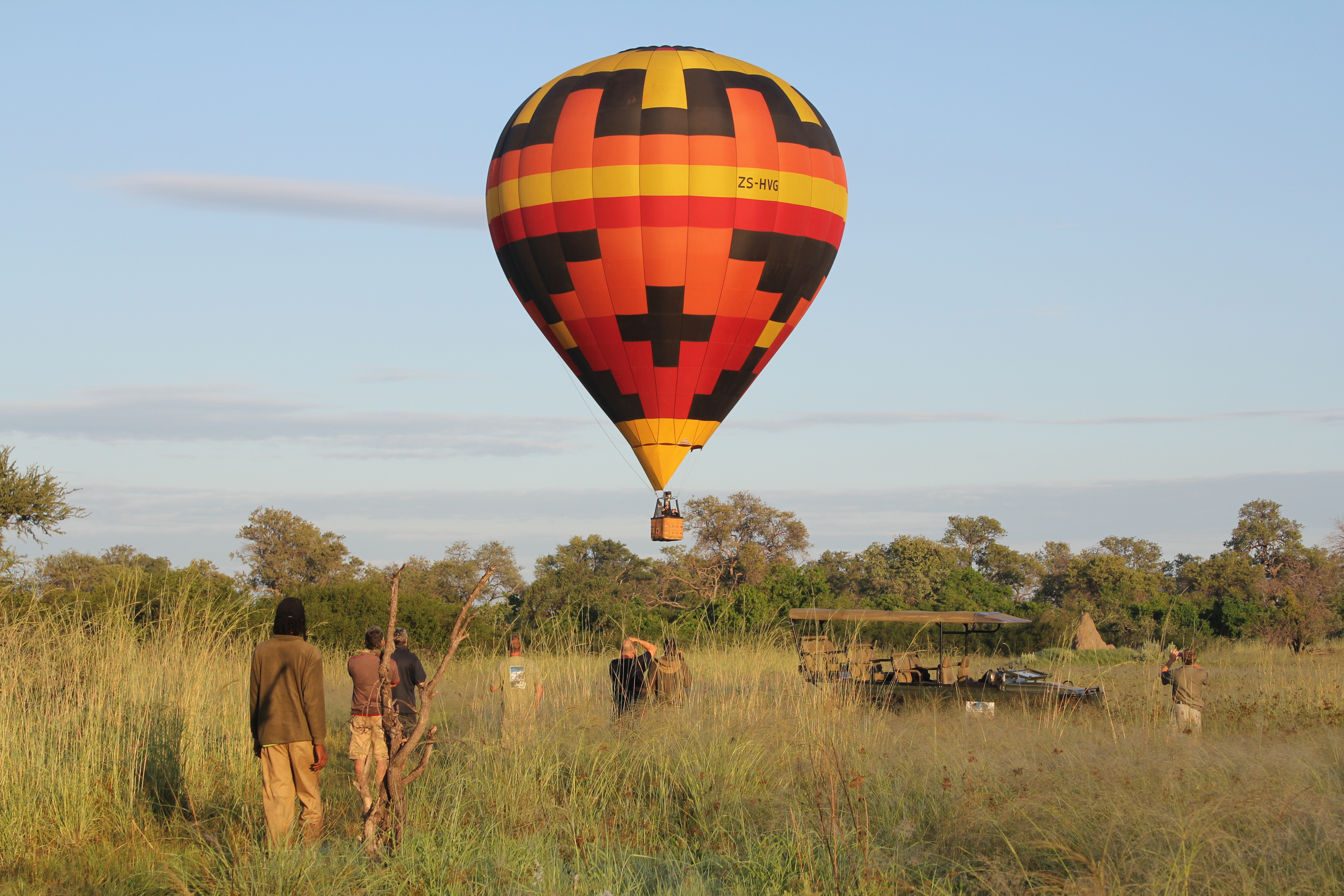 This is the only area in the Okavango Delta to offer hot air ballooning.