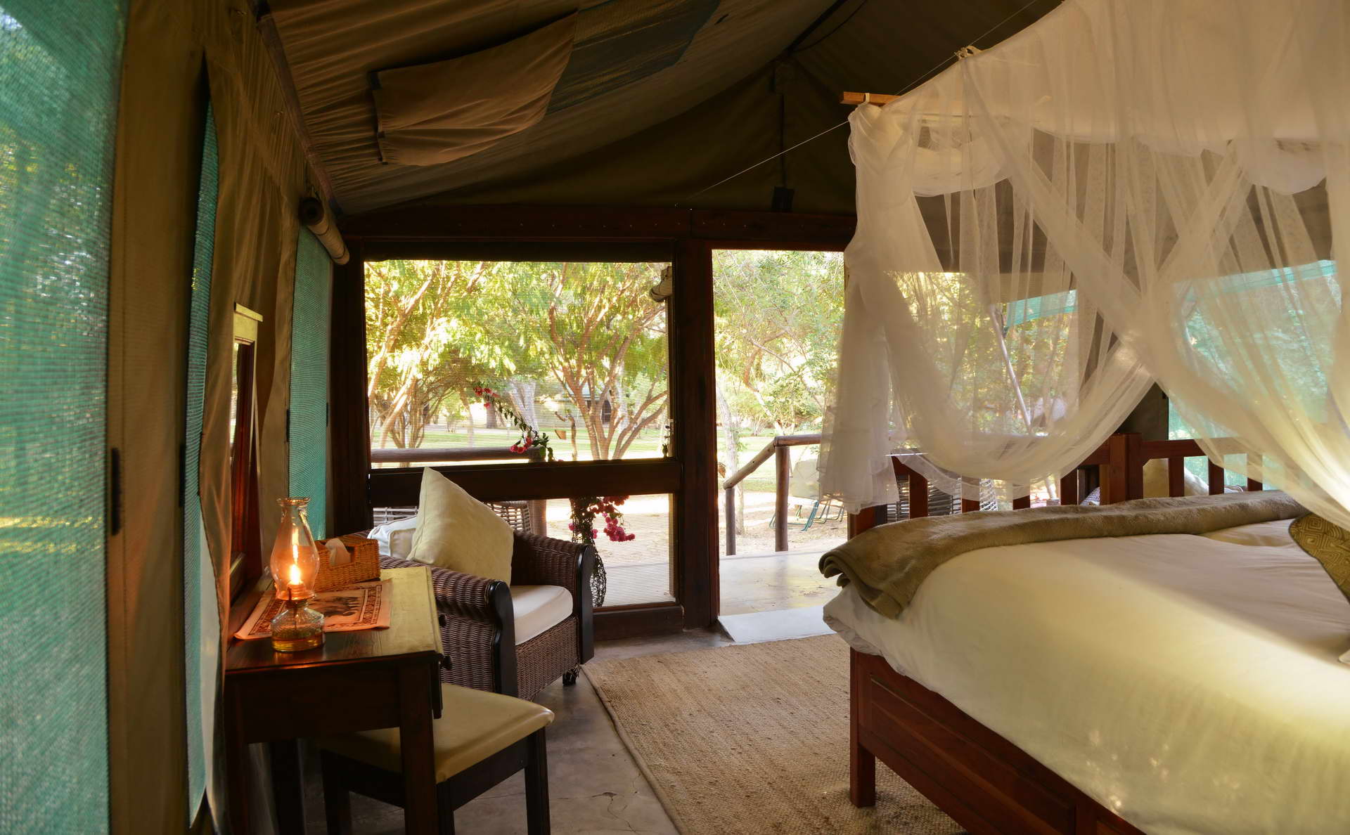 Forest Tent interior 