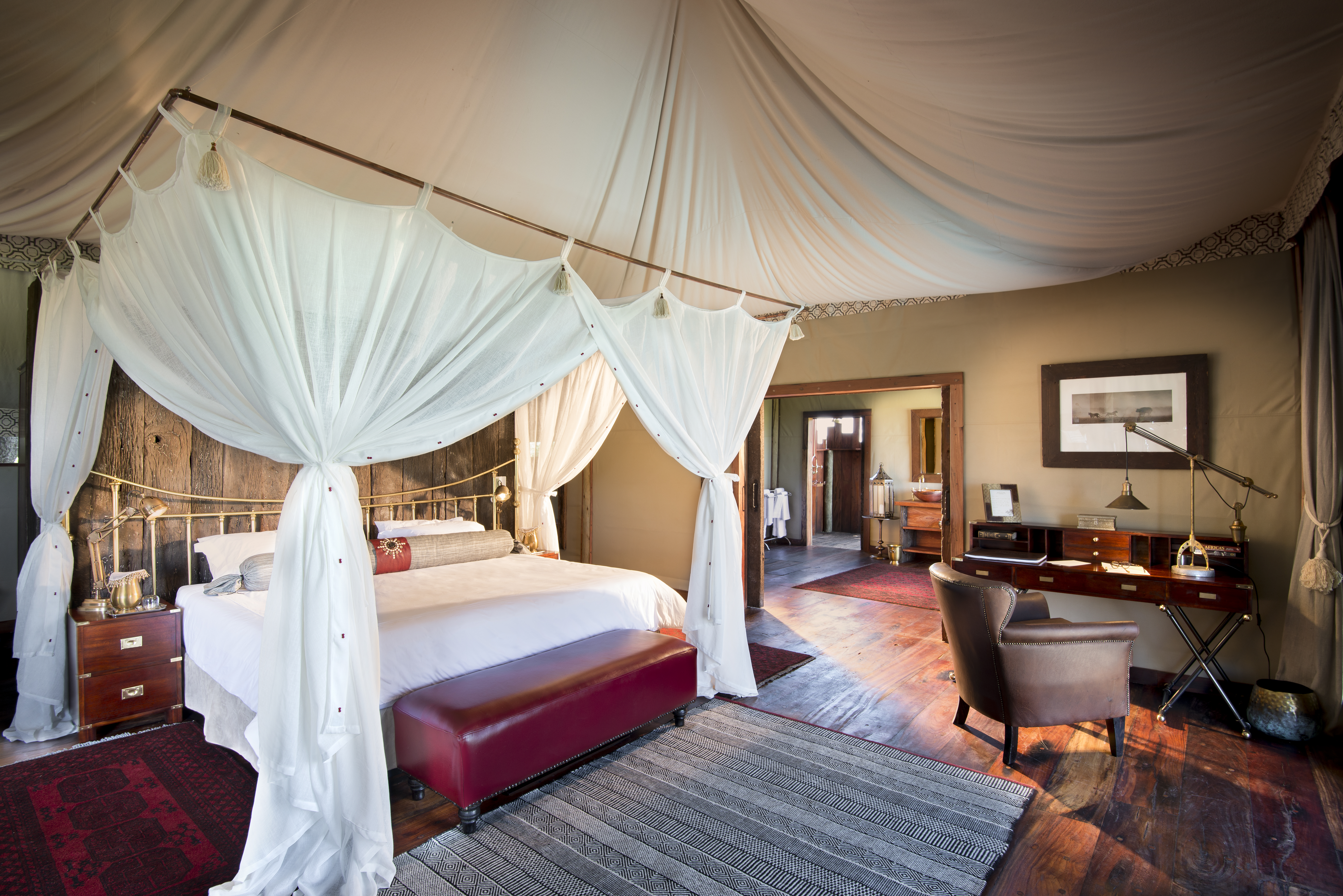 Duba Plains Guest Tent Interior
