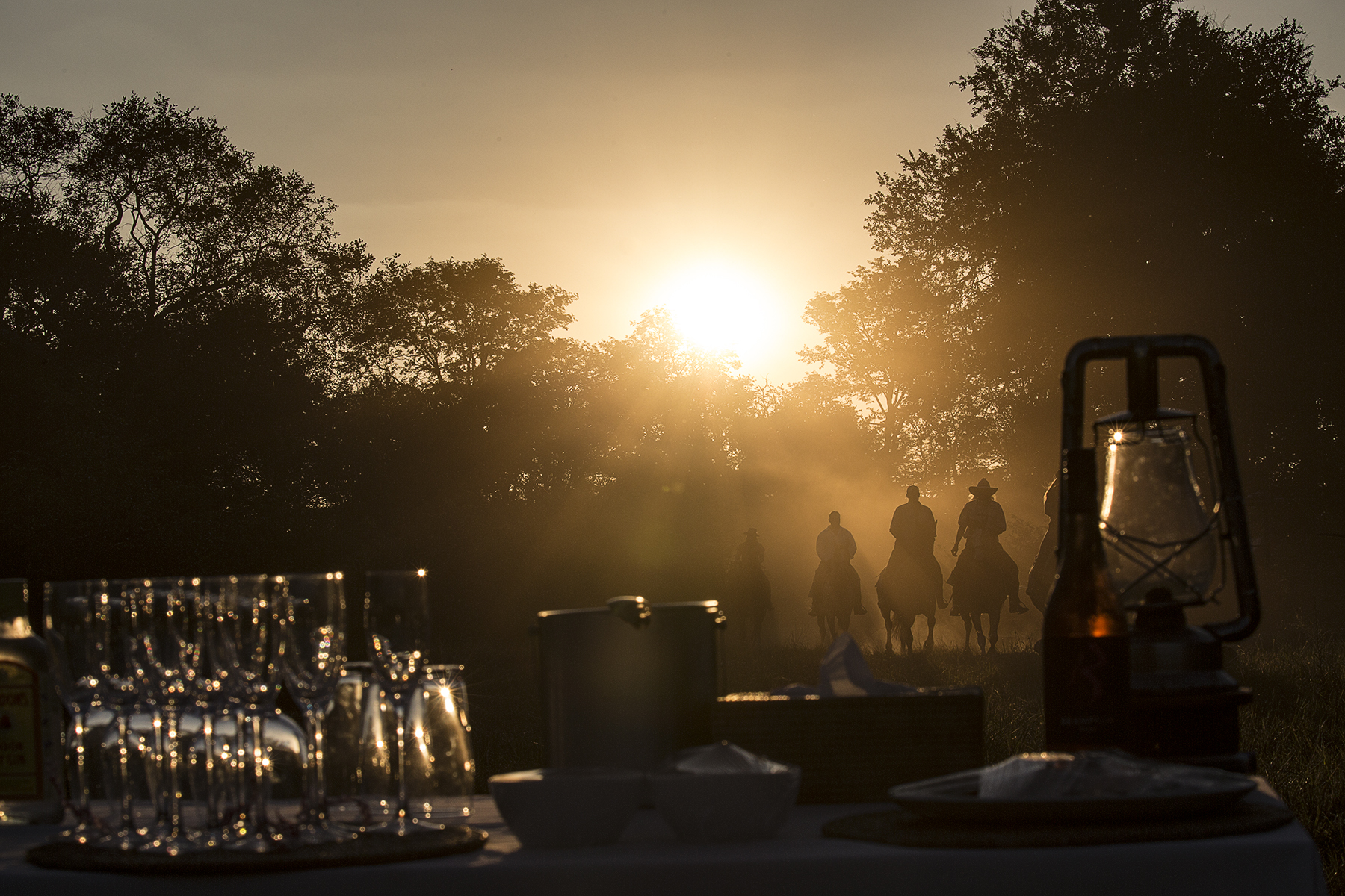 Horse riding safaris and sundowners