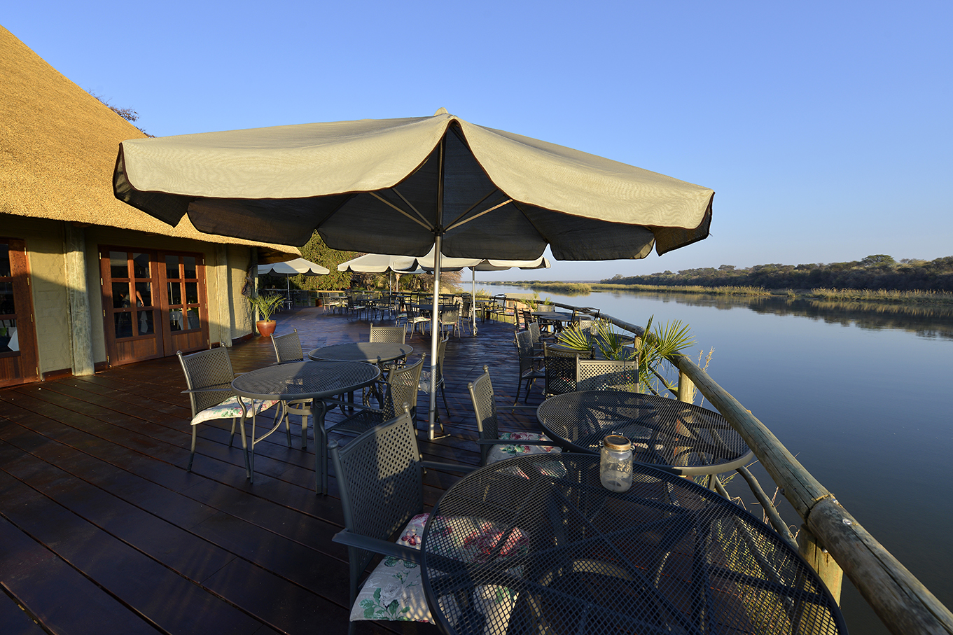 Hakusembe River Lodge view