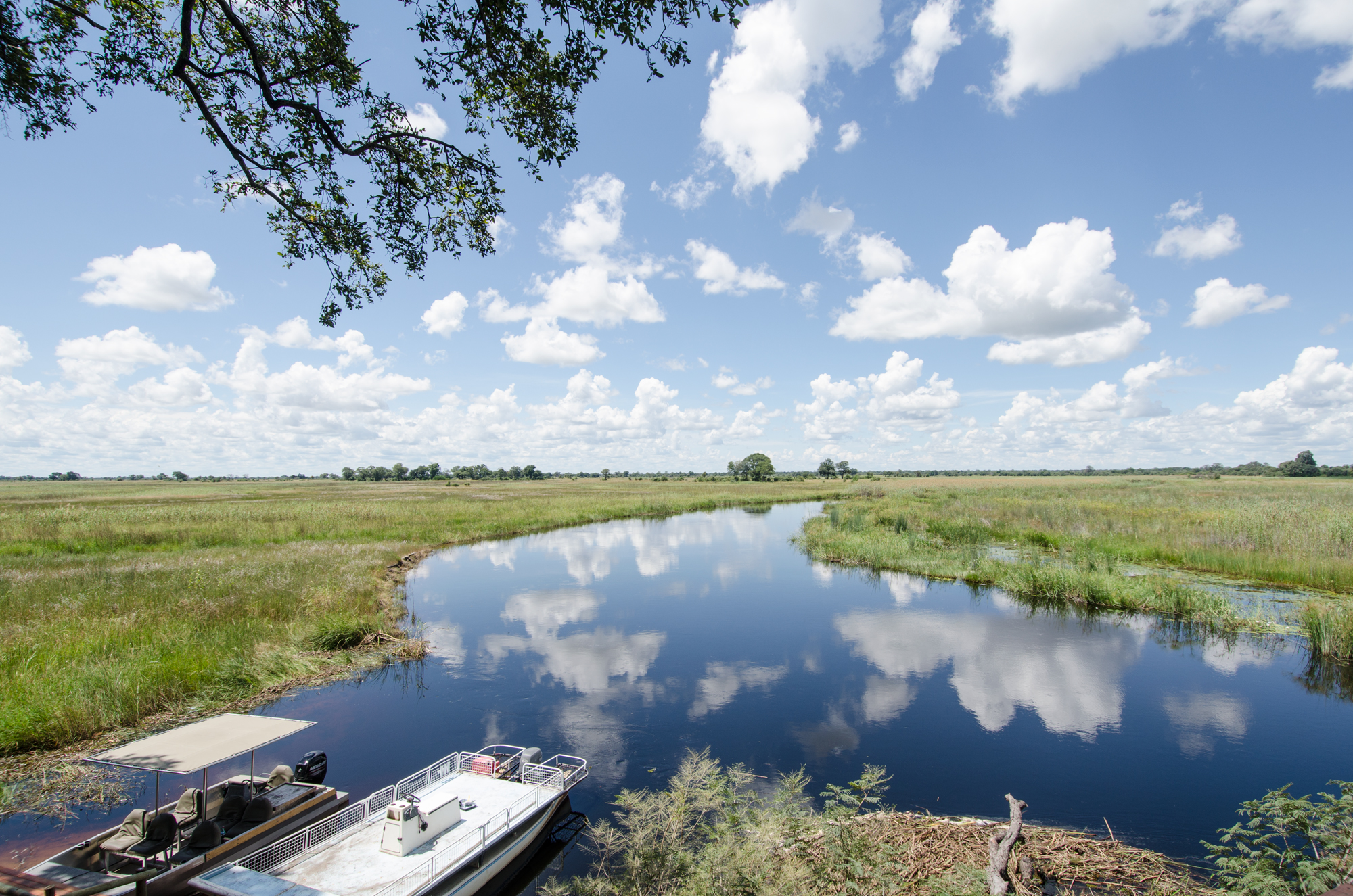 Boat cruise on the Kwando River