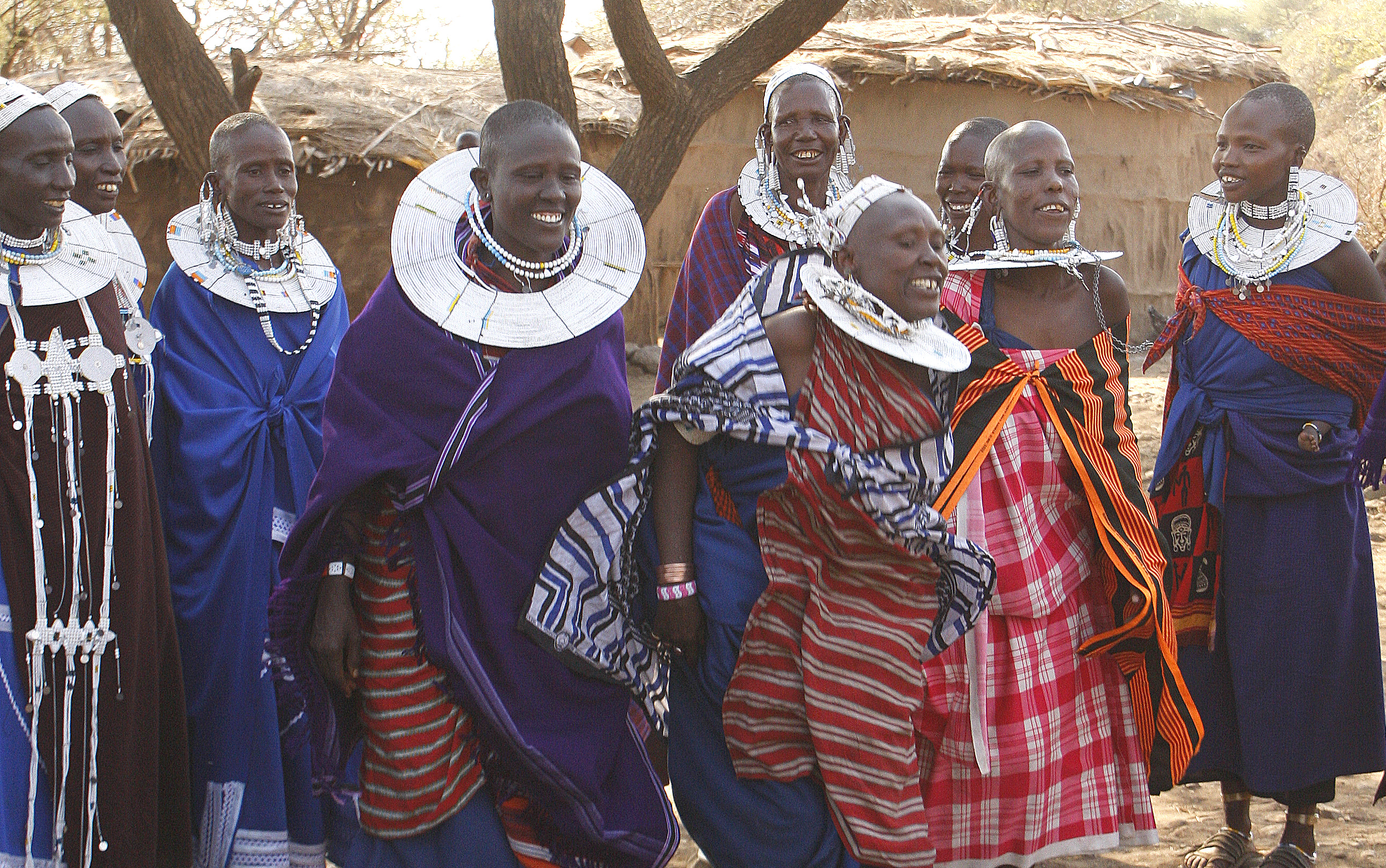 Masai women from nearby communities