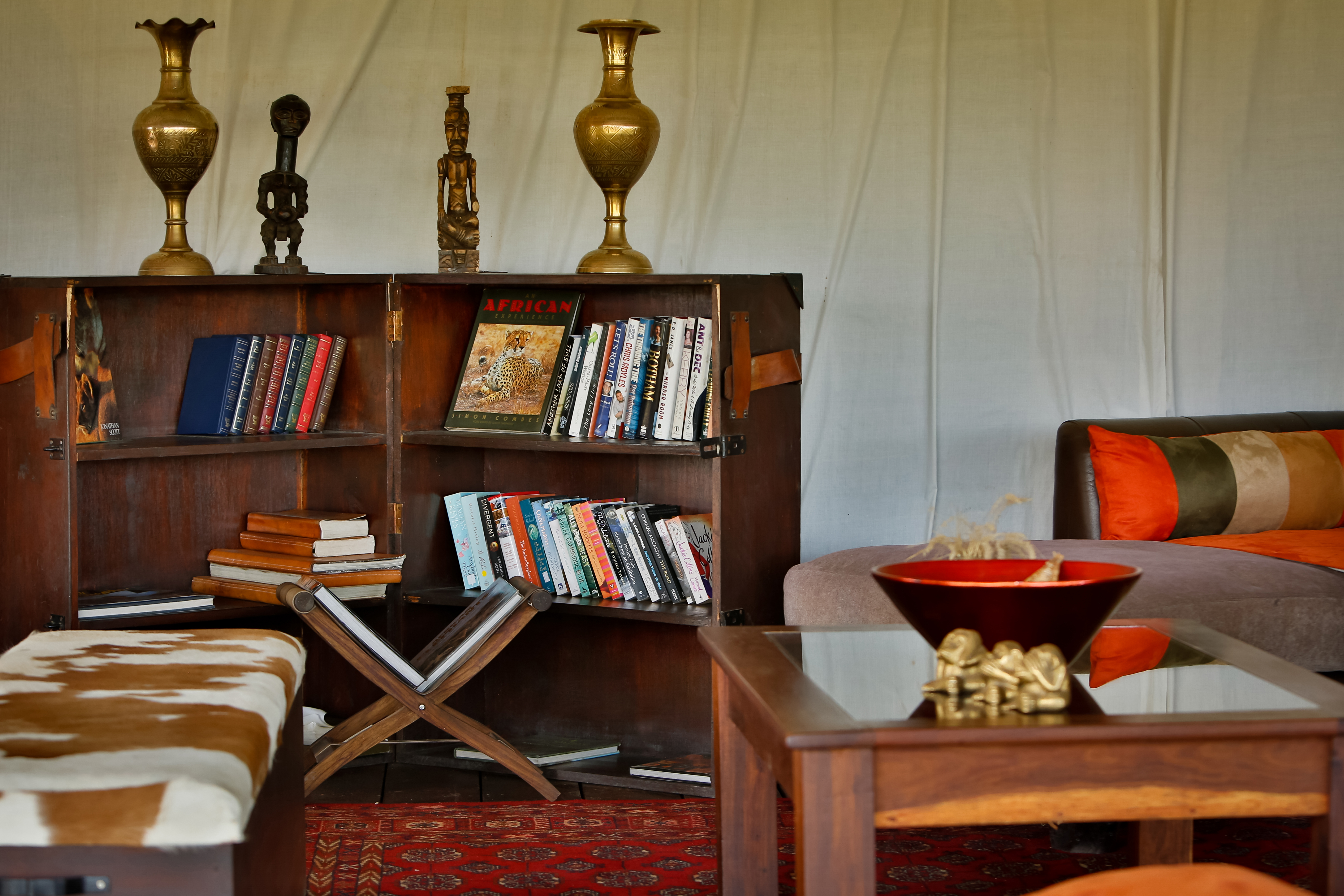 Lovely comfortable seating areas to read a book and relax 