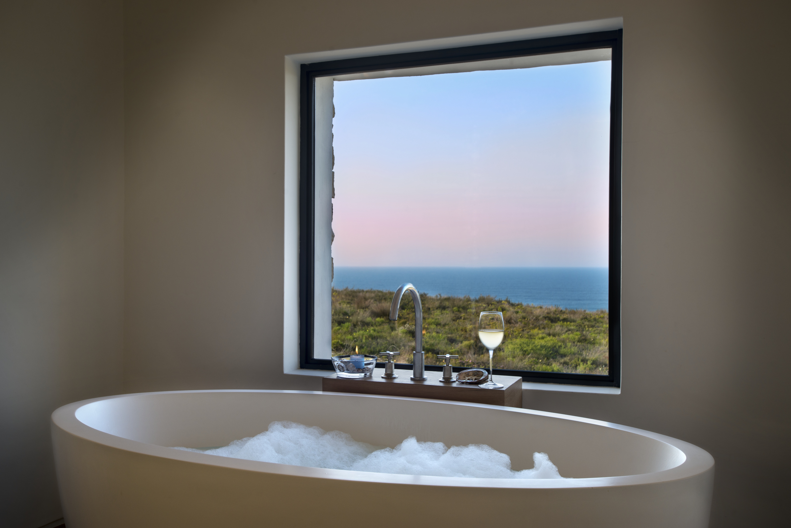 Bathtub with a view