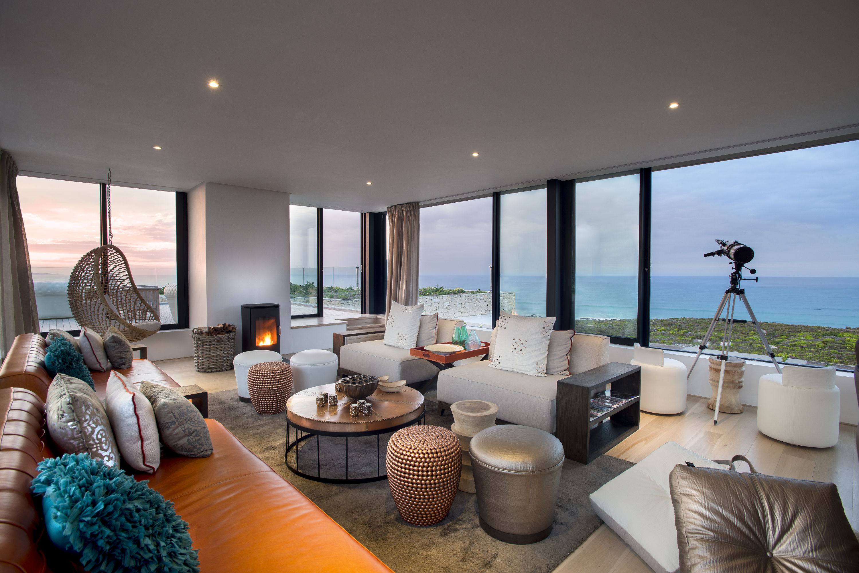 Upstairs bar & lounge area with a view