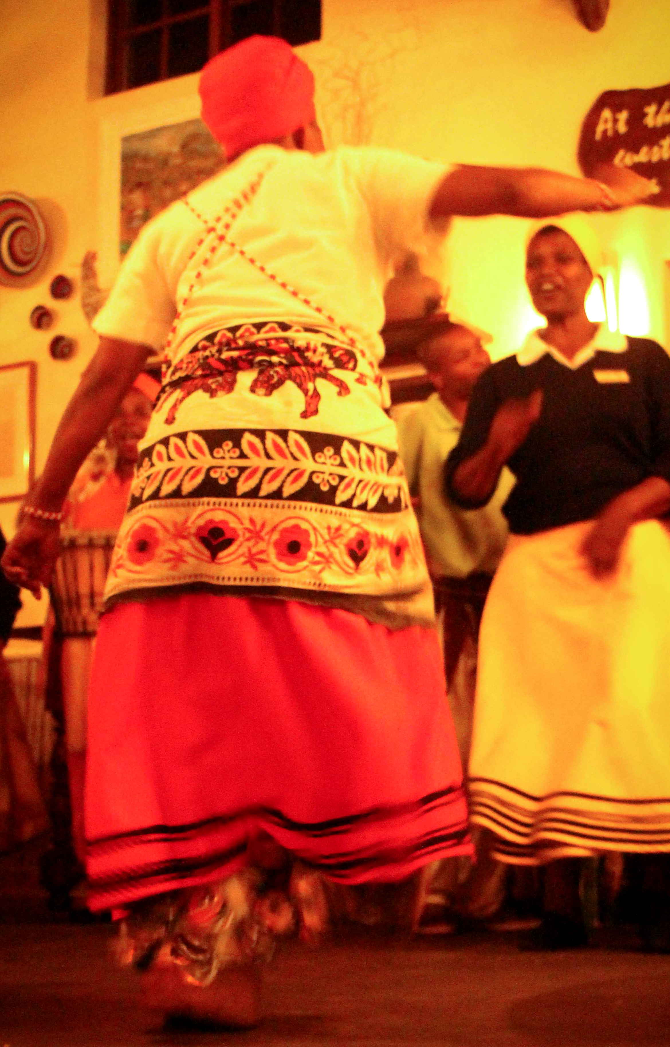 The Staff love to entertain Guests with their traditional singing and dancing on a Saturday night