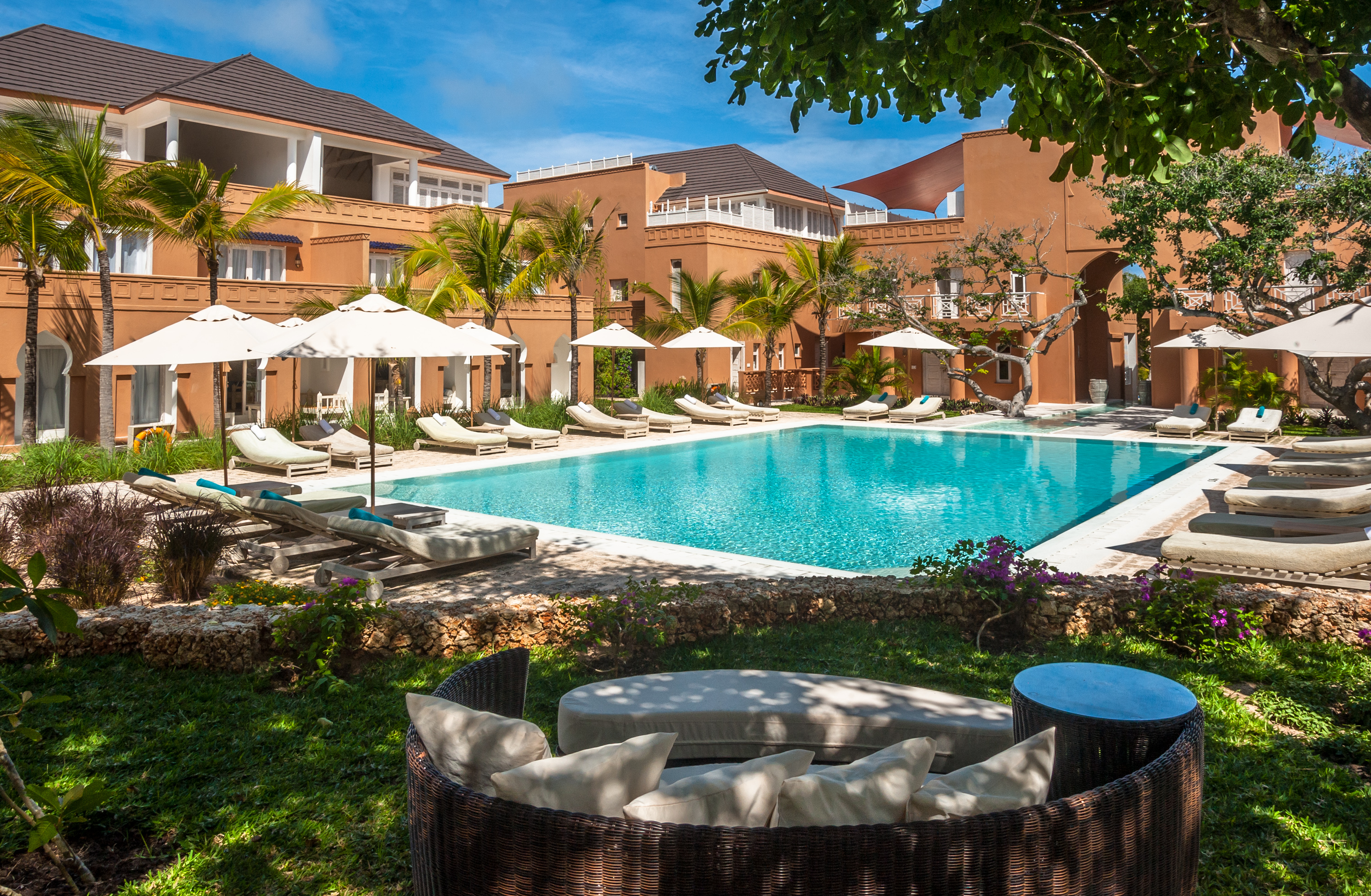 Medina pool and garden