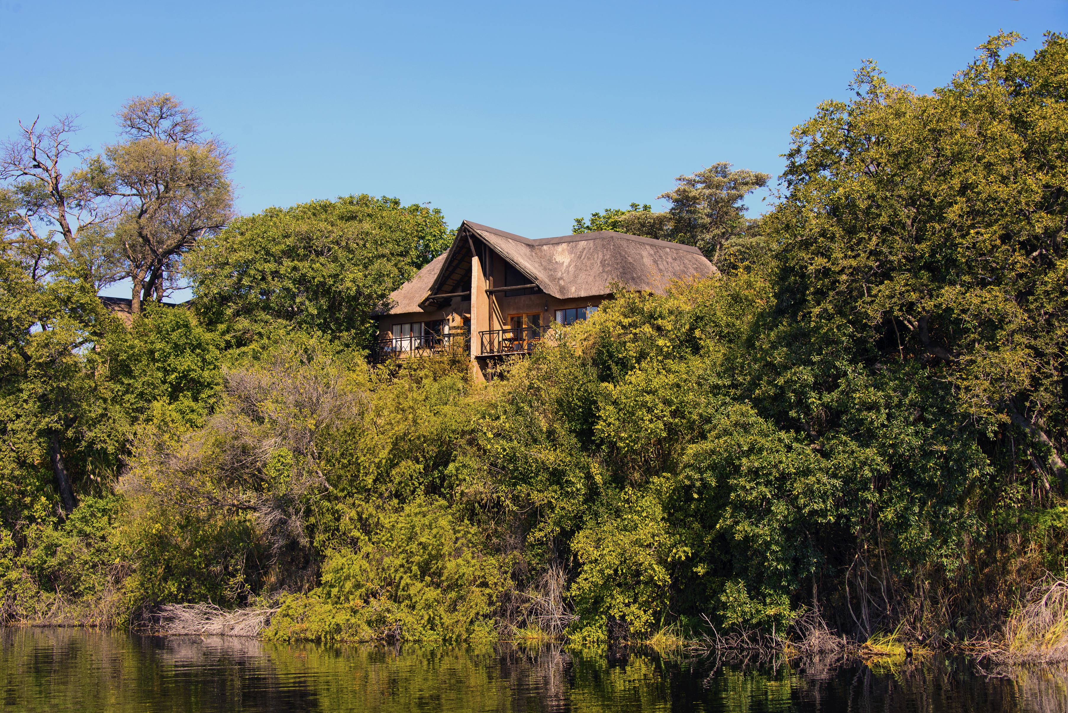 Namushasha River Lodge lies on the banks of the Kwando river in eastern Caprivi.