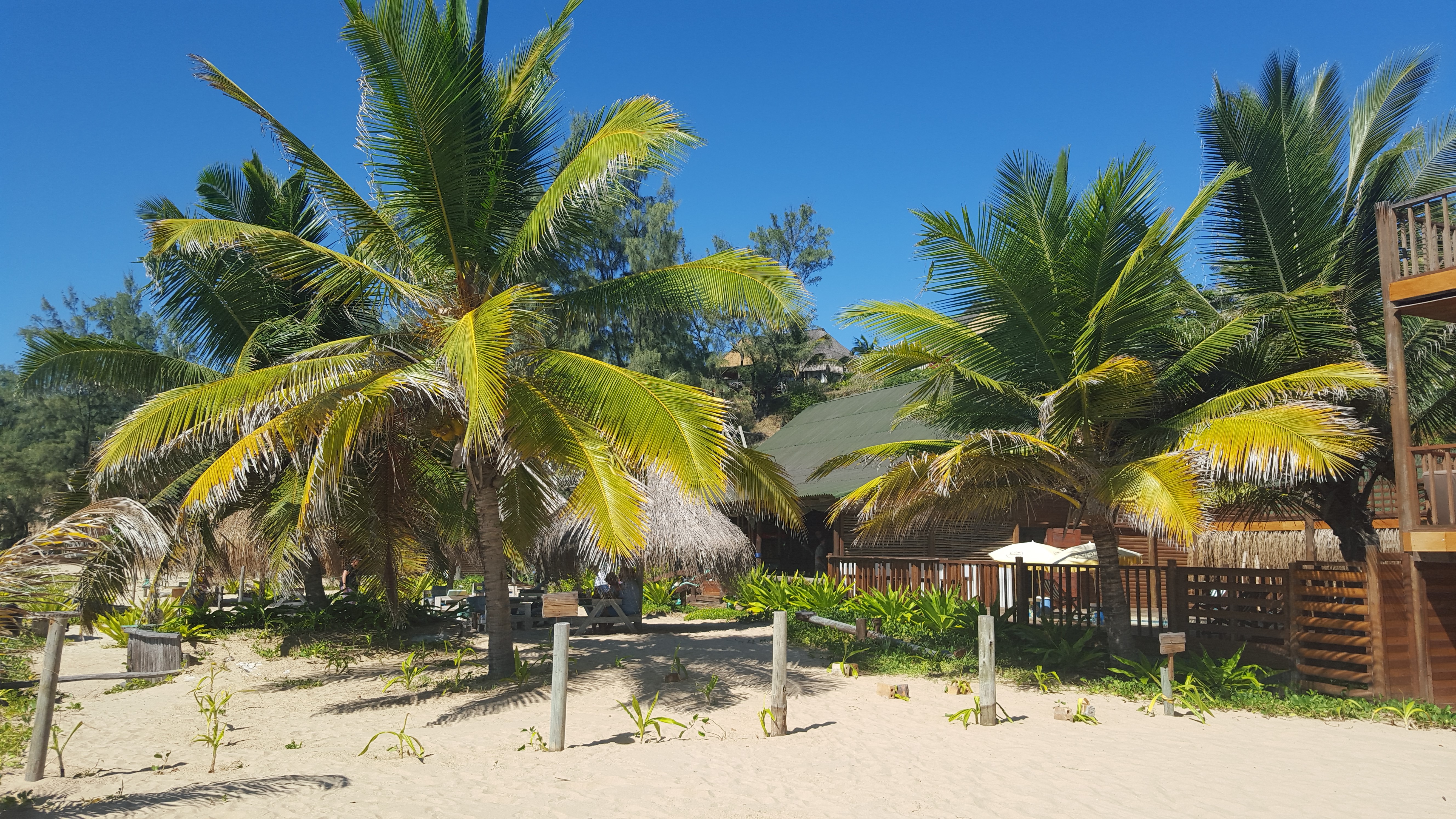 Restaurant and pool area