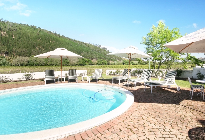 Due to our alternative water source on the farm, our pool is full all year around