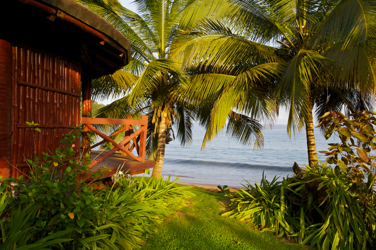 Beachfront bungalow