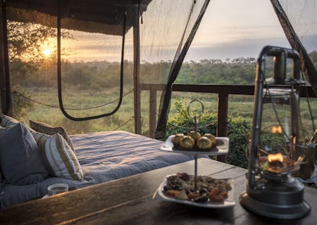 Sleep out on the deck at Jock Safari Lodge