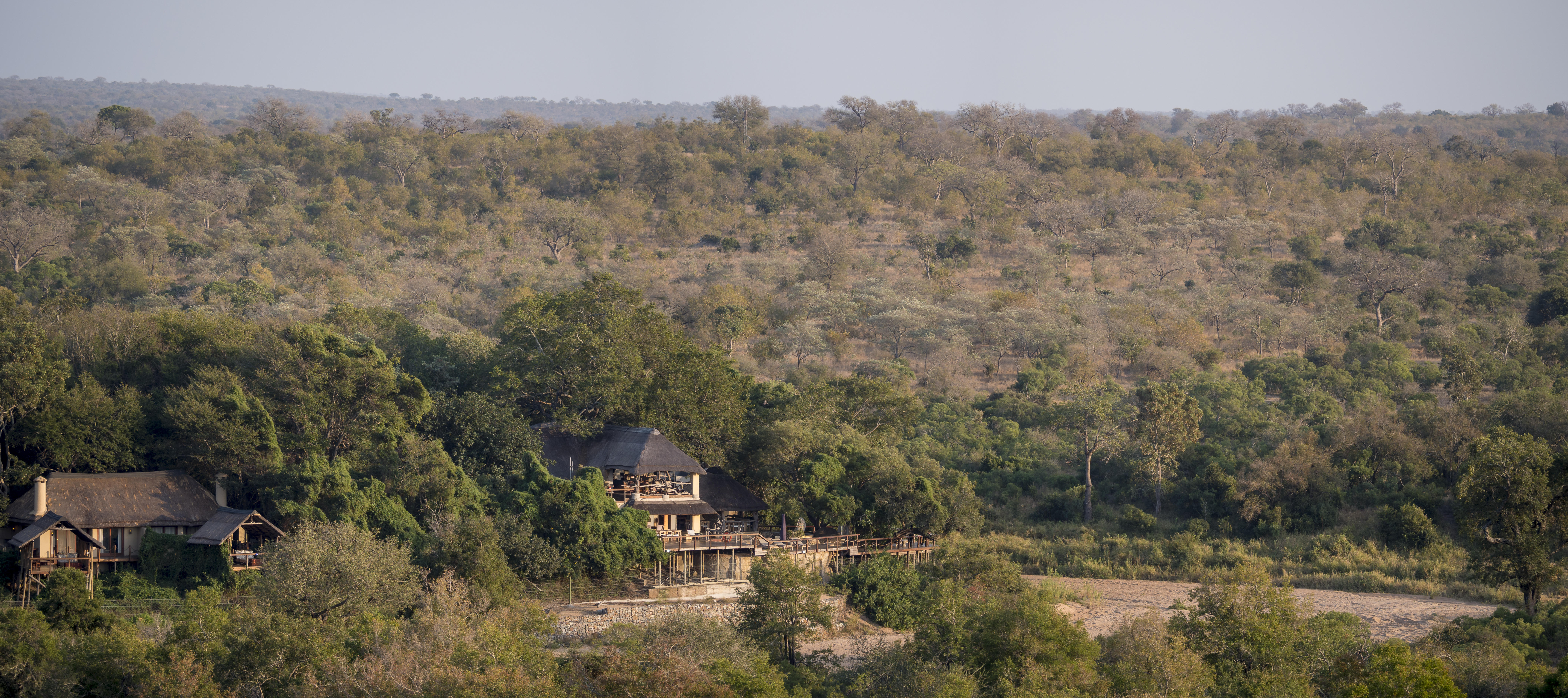 Arial view of Jock Safari Lodge