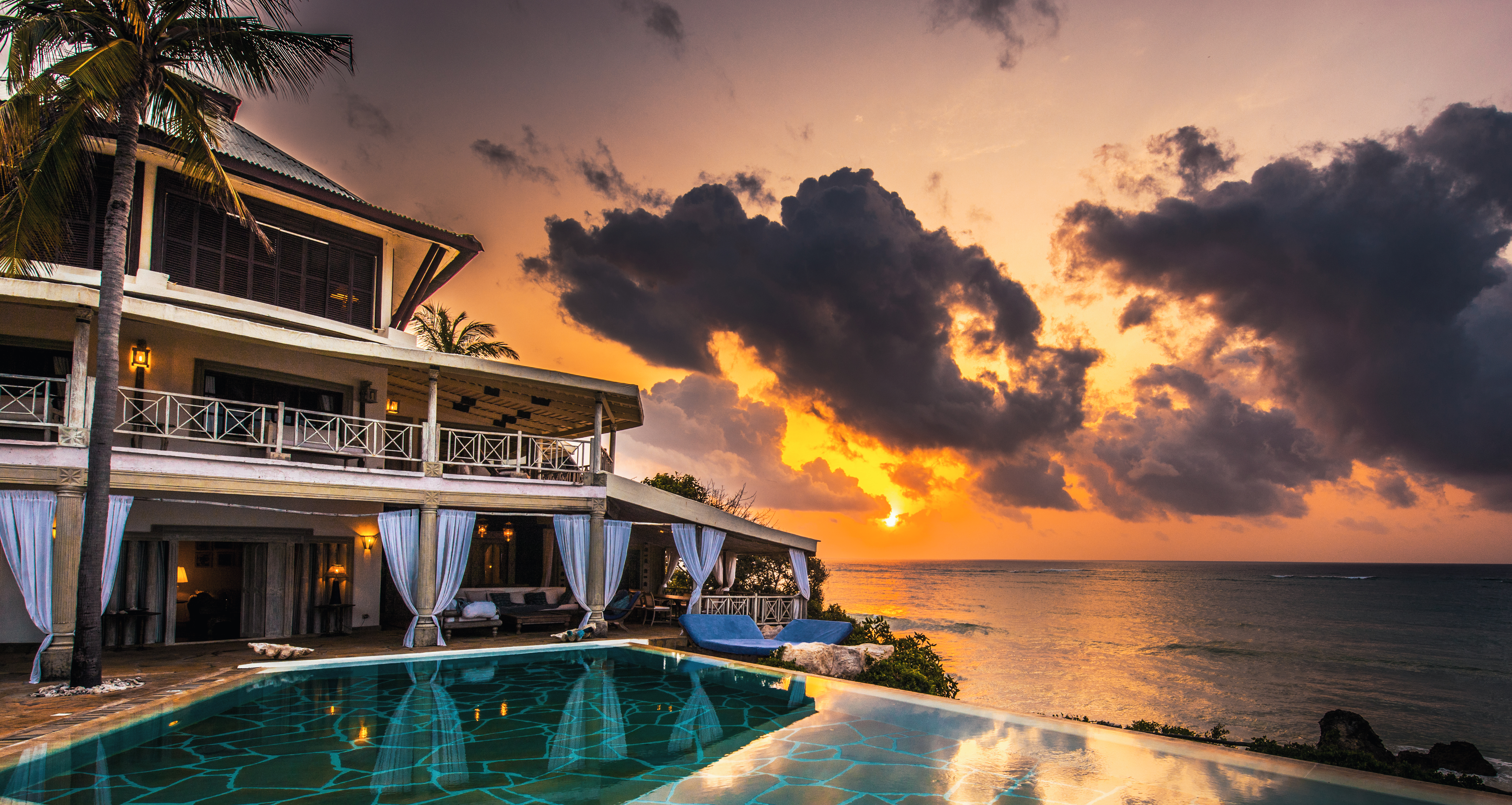 Infinite ocean views