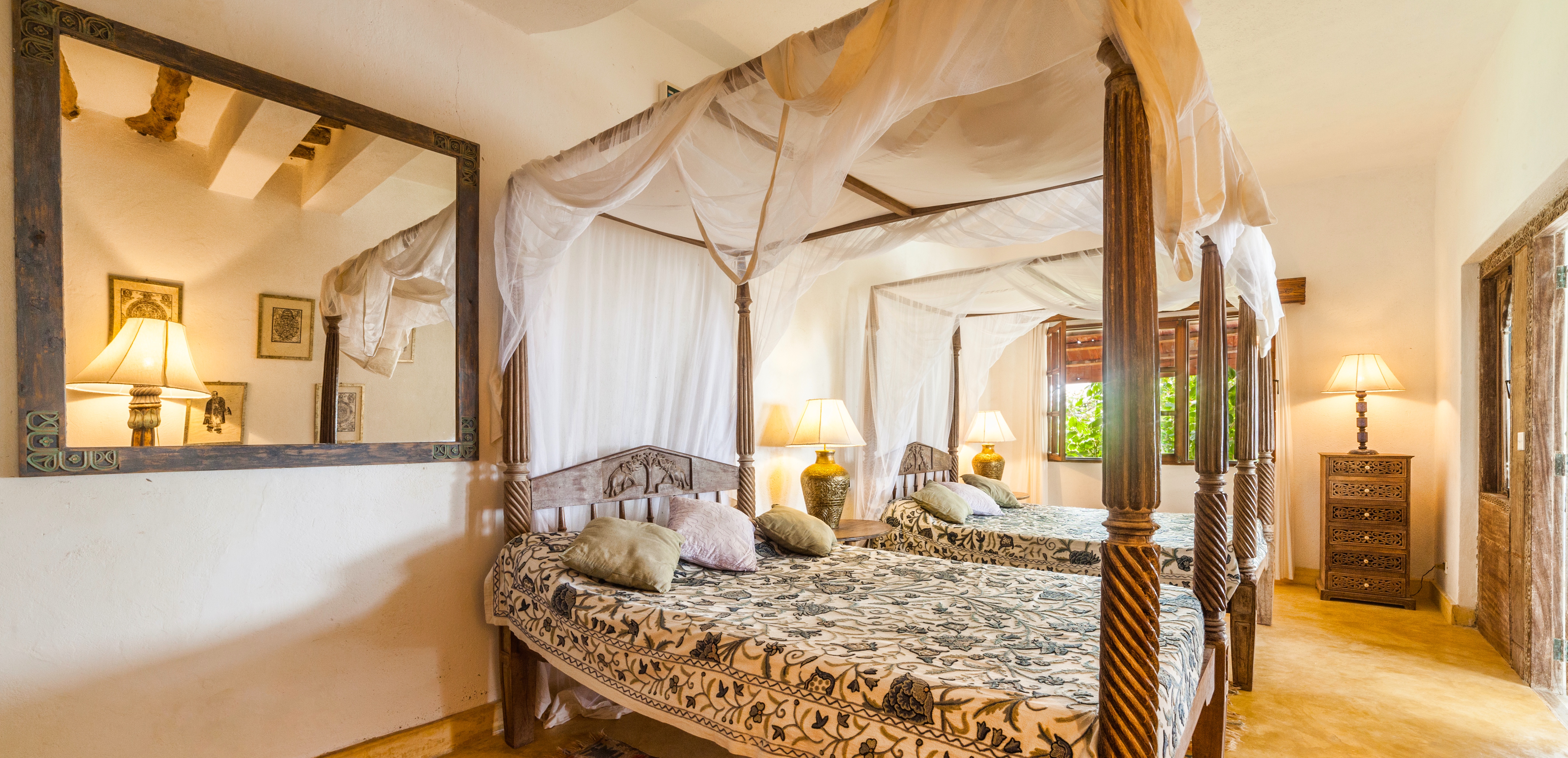 Twin bedroom on the ground floor 