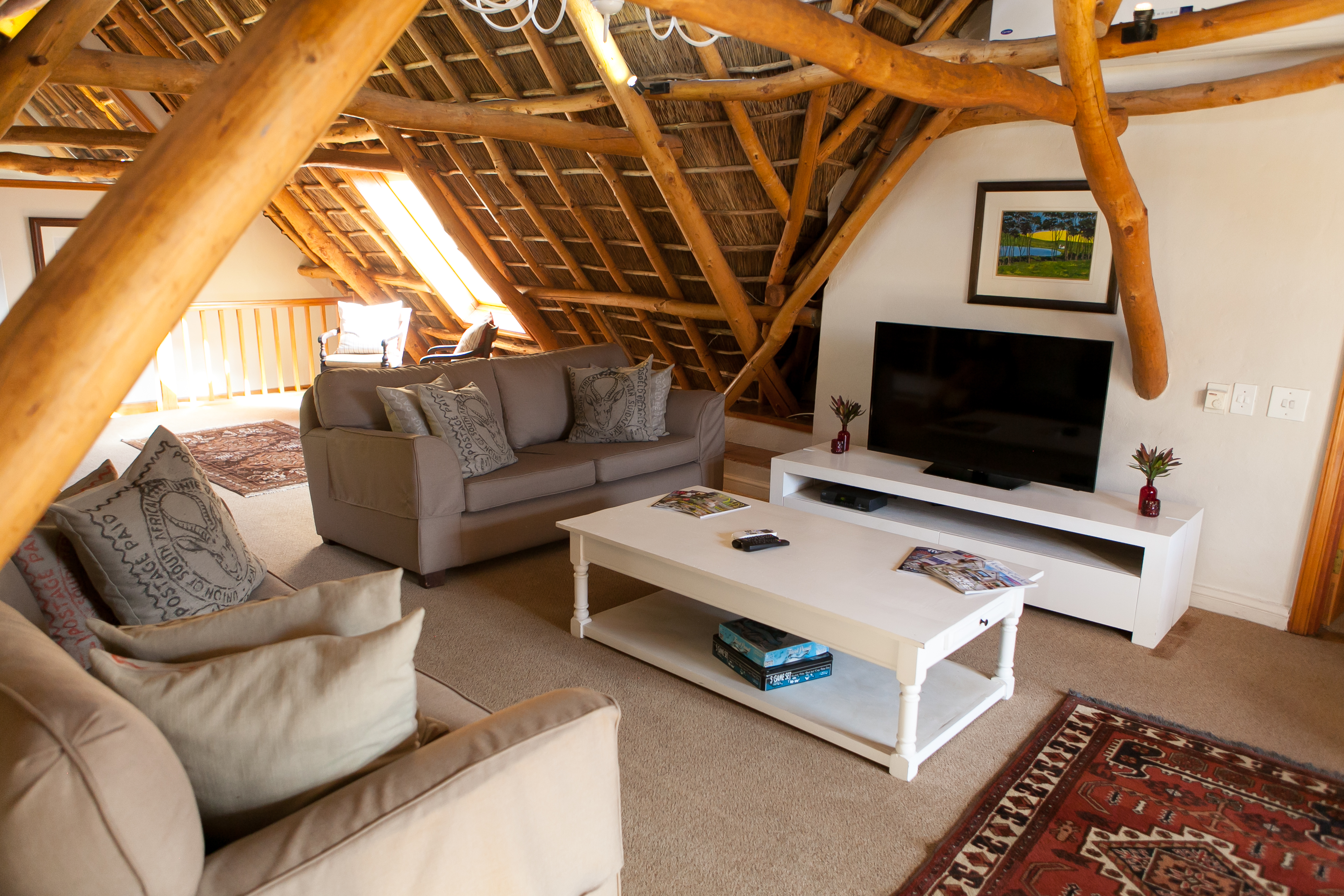 Flat Screen Television in upstairs lounge