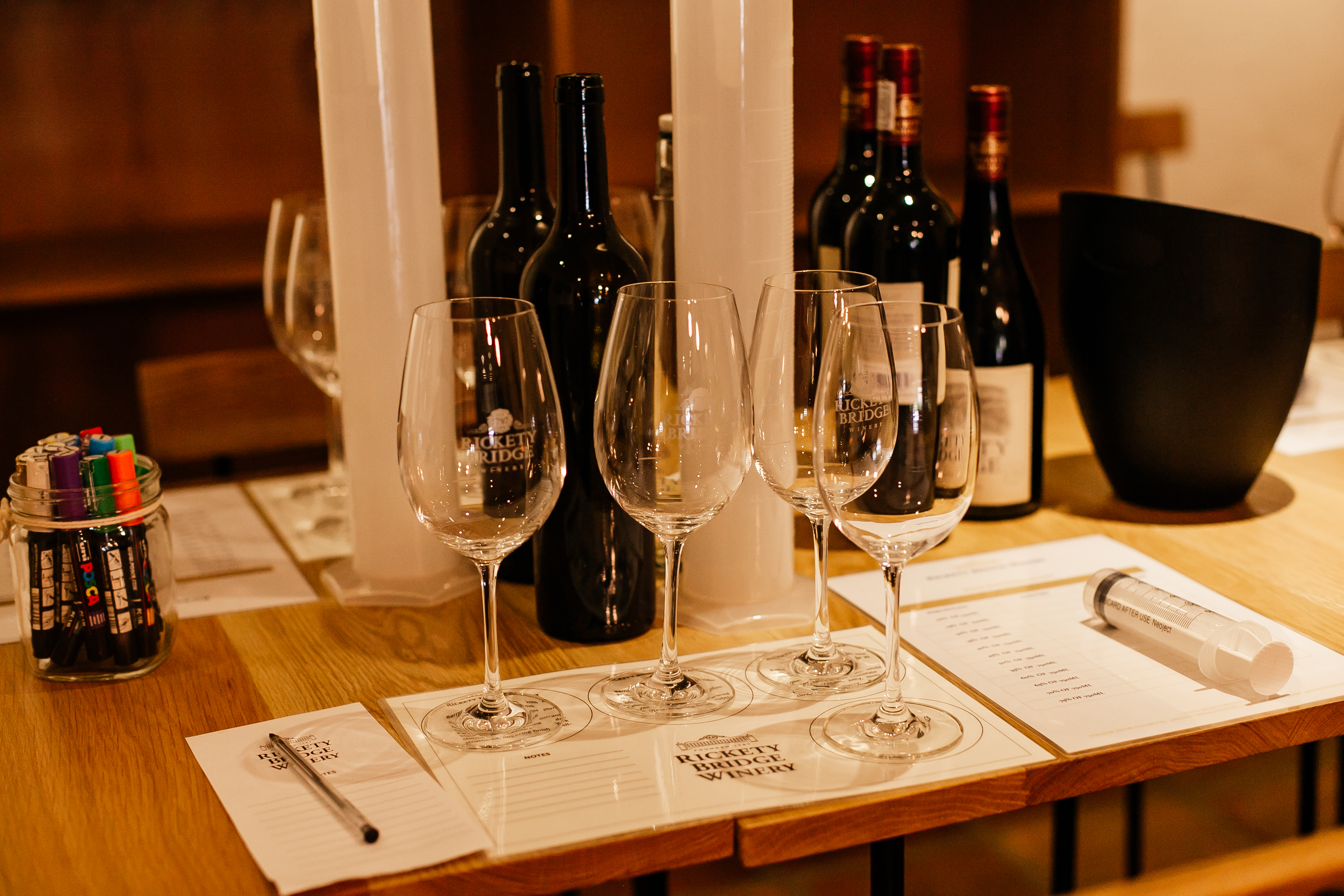 Blend your own red wine and take a little bit of Rickety Bridge home with you